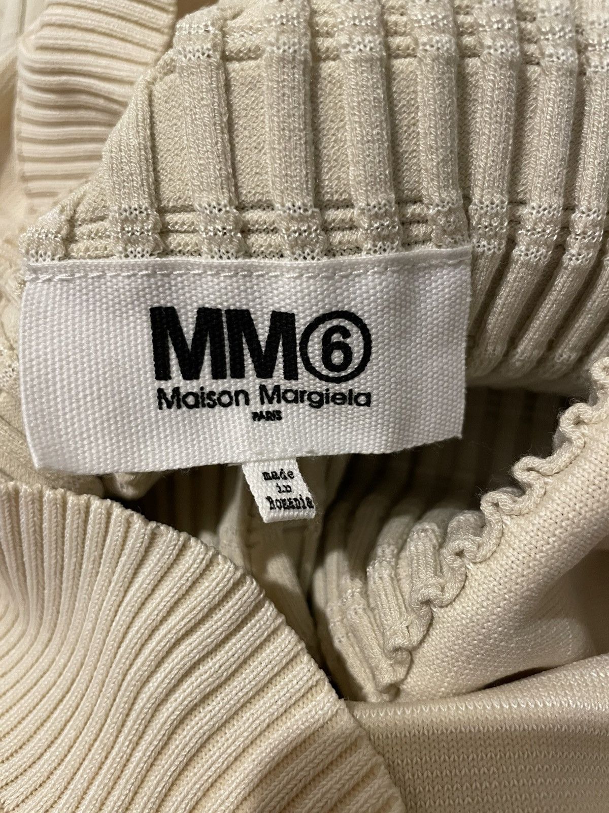 MM6 Multi Ribbed Dress Size XS / US 0-2 / IT 36-38 - 4 Thumbnail