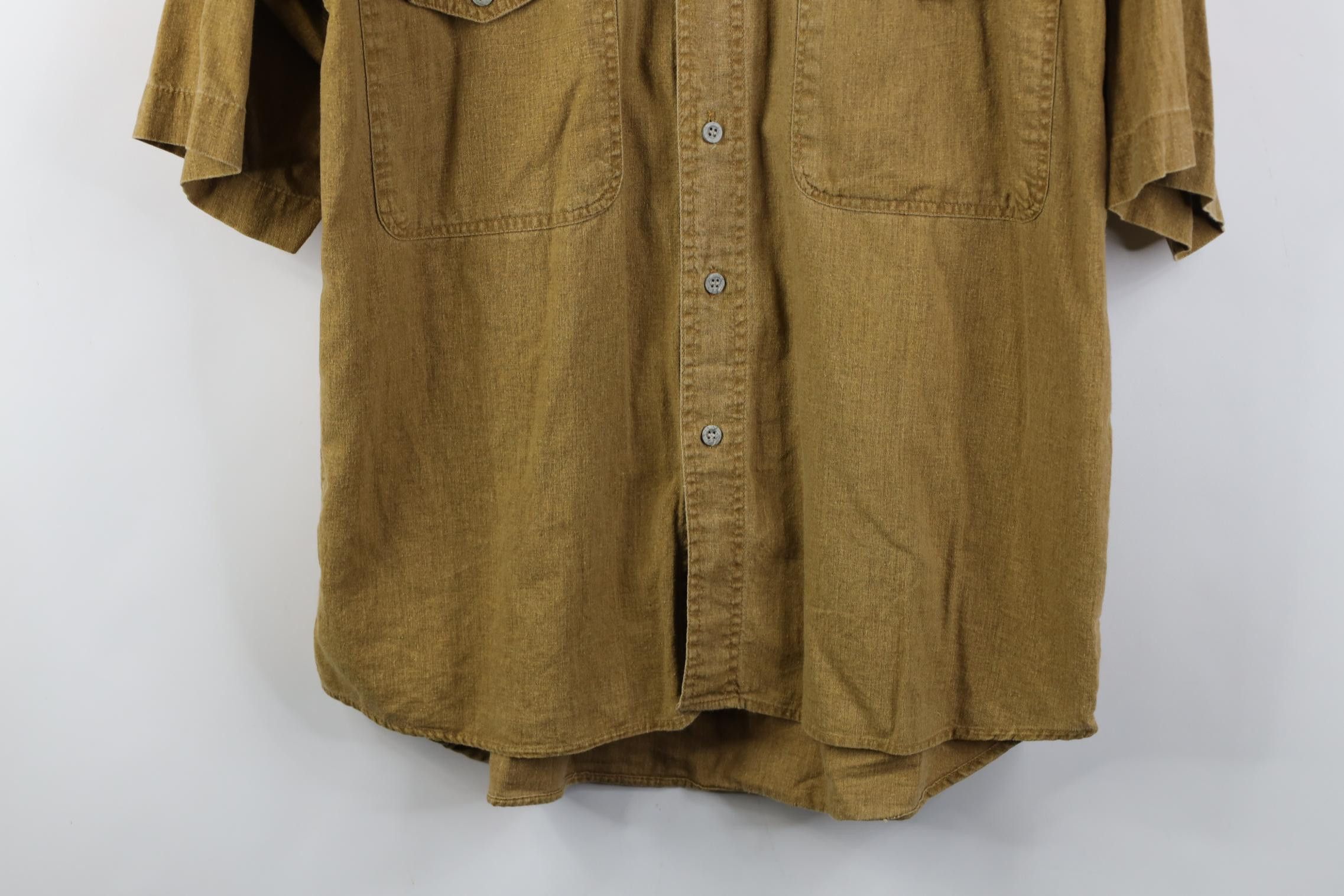 Vintage Vintage 90s Streetwear Stonewash Short Sleeve Button Shirt Size US S / EU 44-46 / 1 - 3 Thumbnail