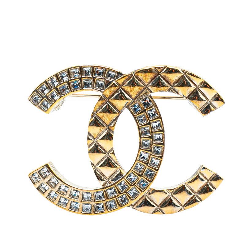 Chanel Chanel Chanel Coco Mark Studs Brooch Metal Brooch Size ONE SIZE - 1 Thumbnail