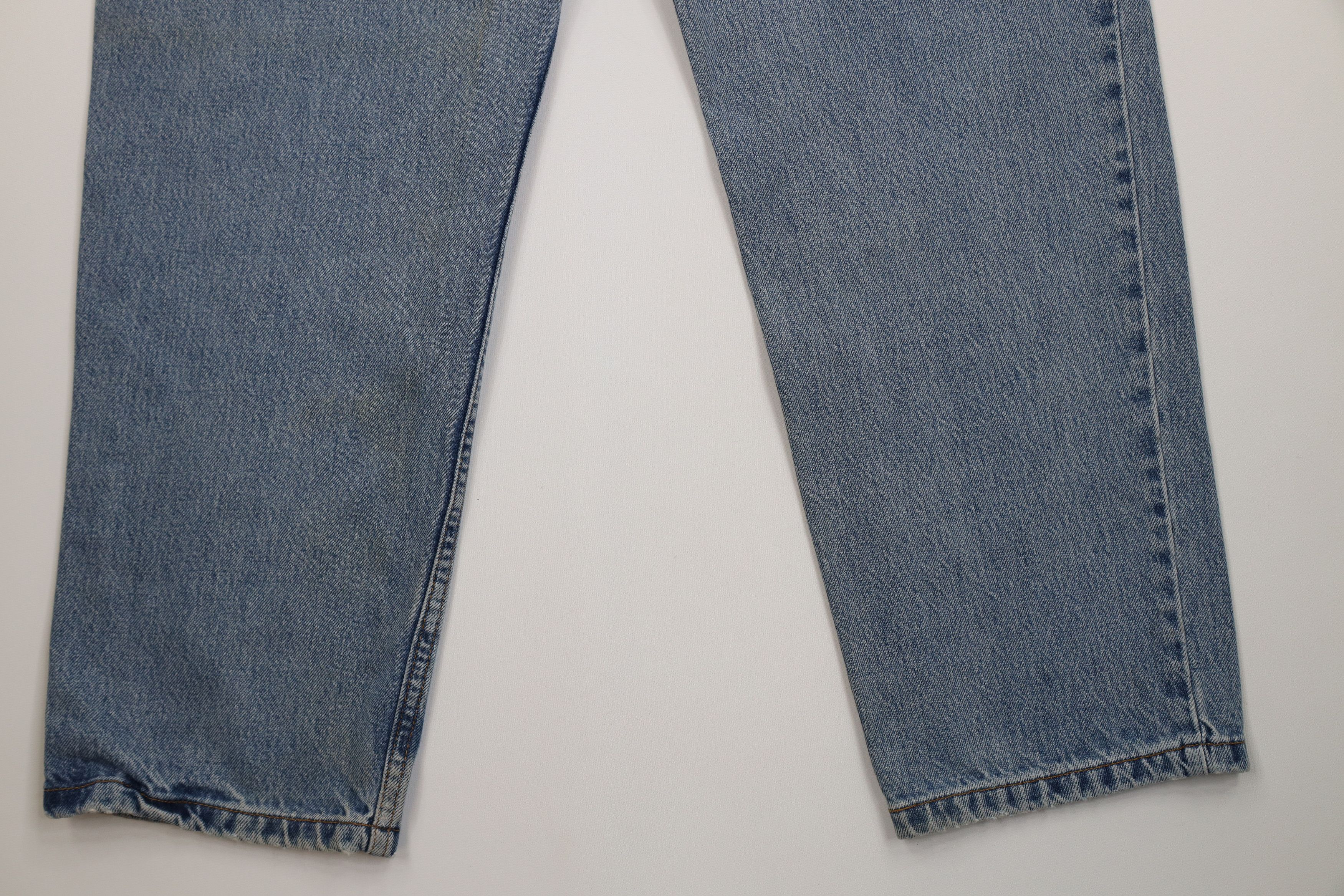 Levi's Vintage Y2K 2000 Levis 550 Relaxed Fit Denim Jeans Blue Size US 35 - 13 Thumbnail