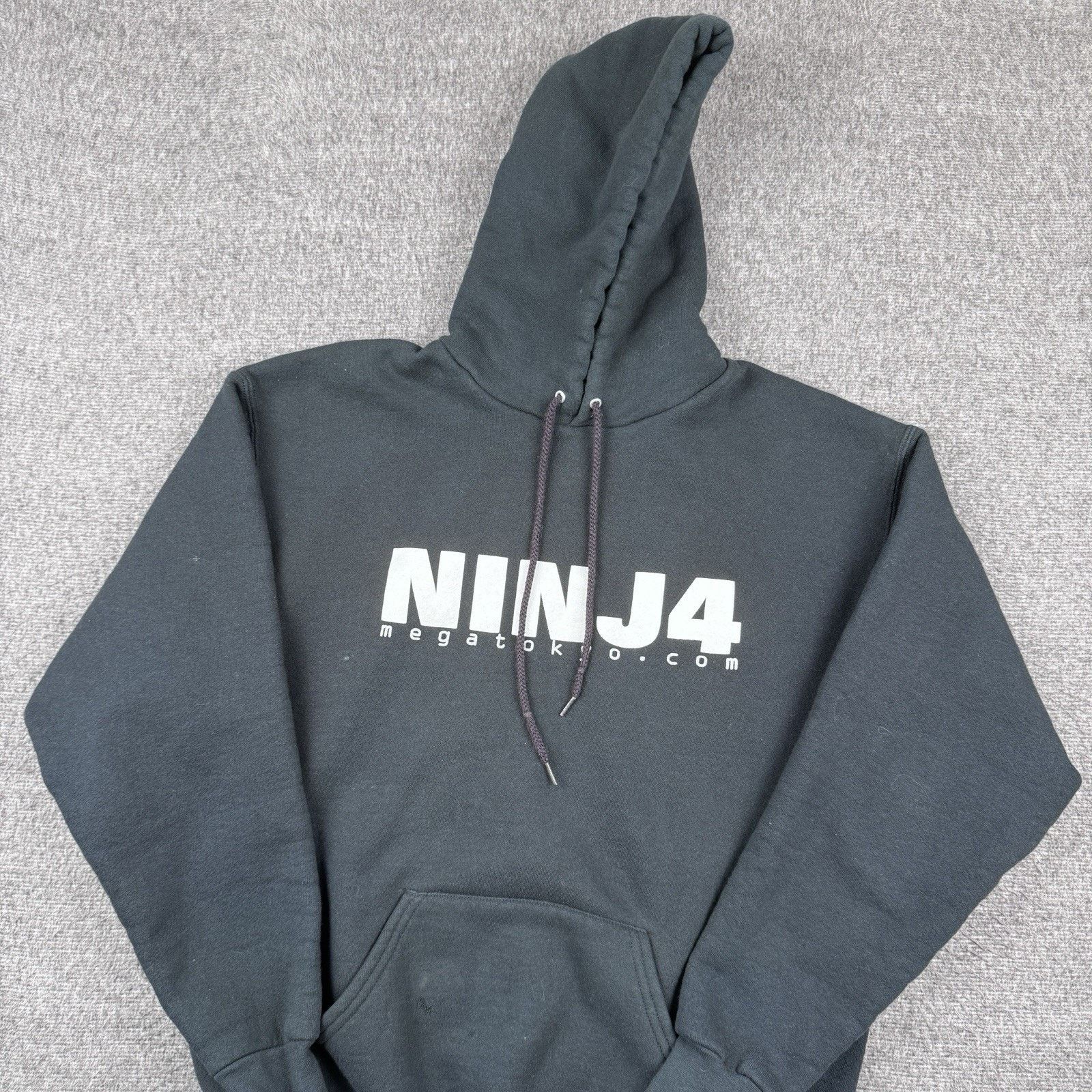 Vintage Vintage Ninj4 Mega Tokyo Anime Hoodie Men’s Medium Black Y2K Size US M / EU 48-50 / 2 - 1 Thumbnail