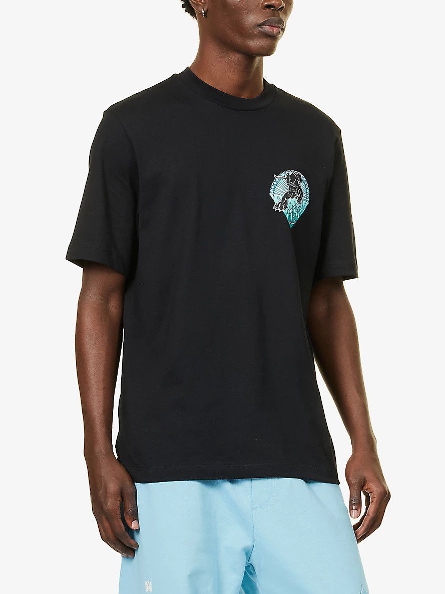 Amiri o1s1wg111025 Panther Print T-Shirt in Black Size US L / EU 52-54 / 3 - 3 Thumbnail