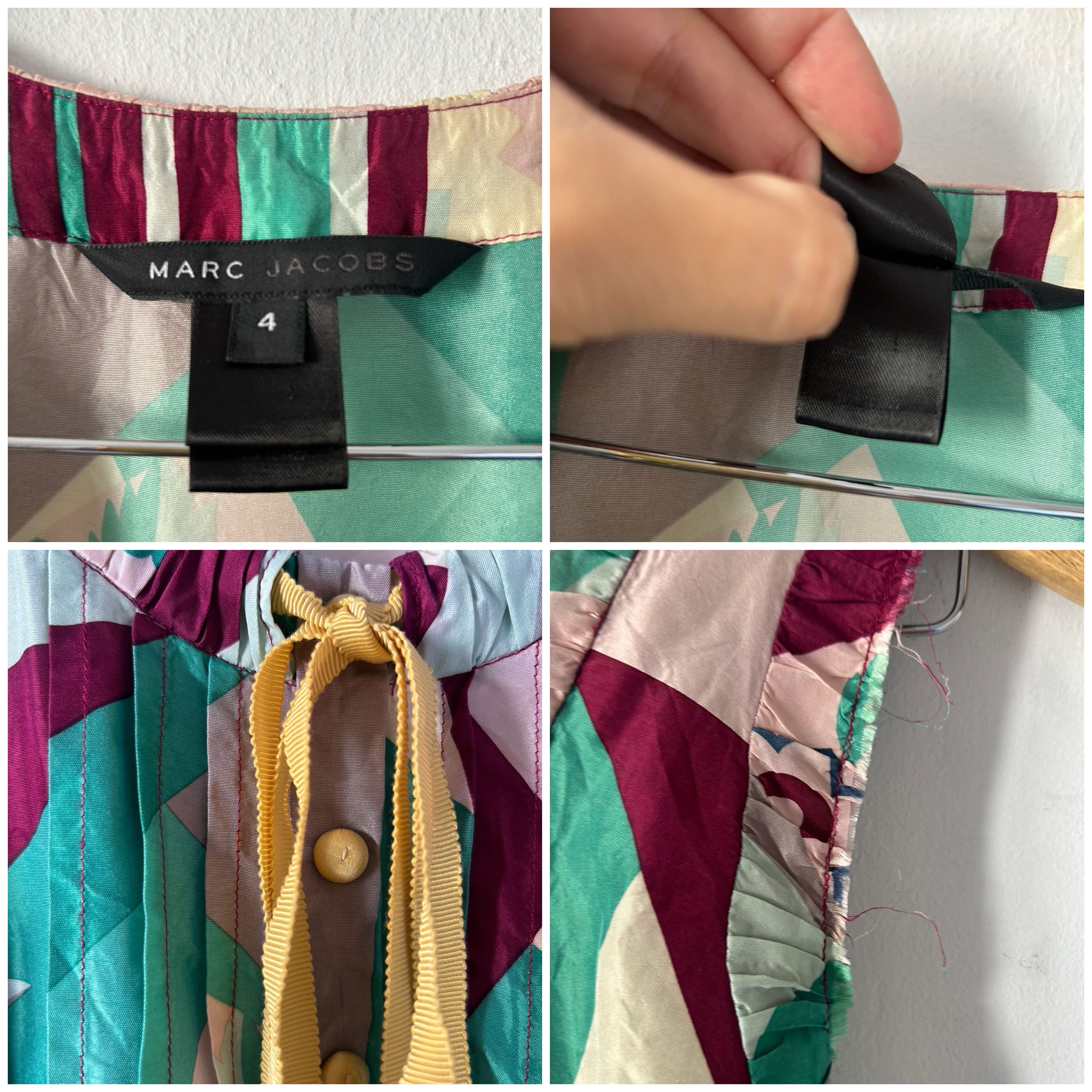 Marc Jacobs Vintage Marc Jacobs y2k geometrical print blouse Size M / US 6-8 / IT 42-44 - 9 Thumbnail