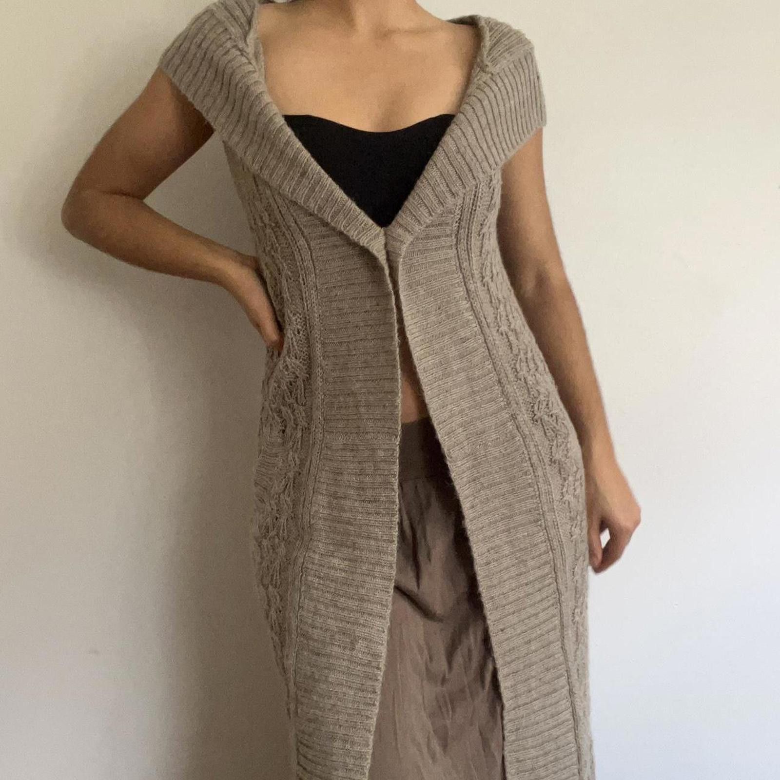 Other Tan and brown cable knit vest #winterknits Size M / US 6-8 / IT 42-44 - 5 Thumbnail