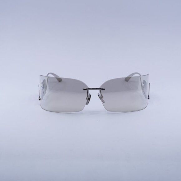 Dolce & Gabbana Dolce & Gabbana DG2319 05/6G Sunglasses Silver Rectangle Size ONE SIZE - 3 Thumbnail