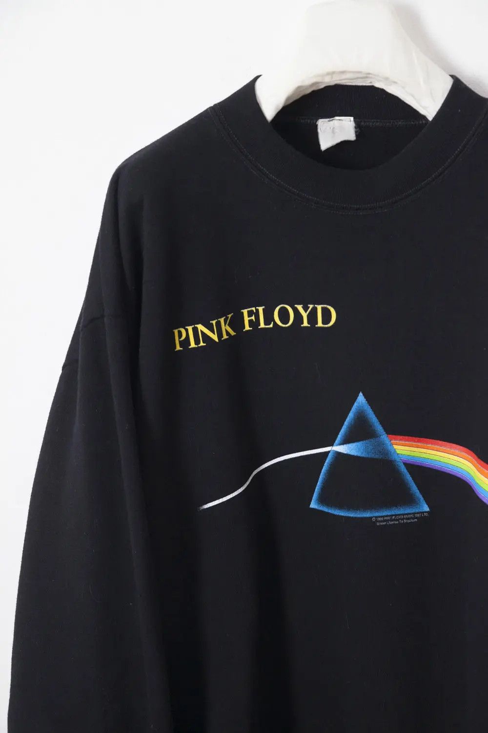 Vintage 1992 Pink Floyd Dark Side Of The Moon sweatshirt Size US M / EU 48-50 / 2 - 2 Thumbnail