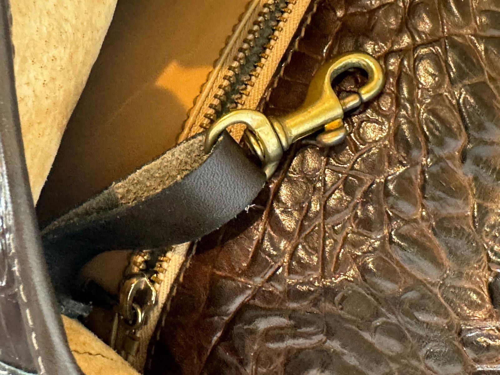 Designer Alligator Skin Bag Size ONE SIZE - 10 Thumbnail