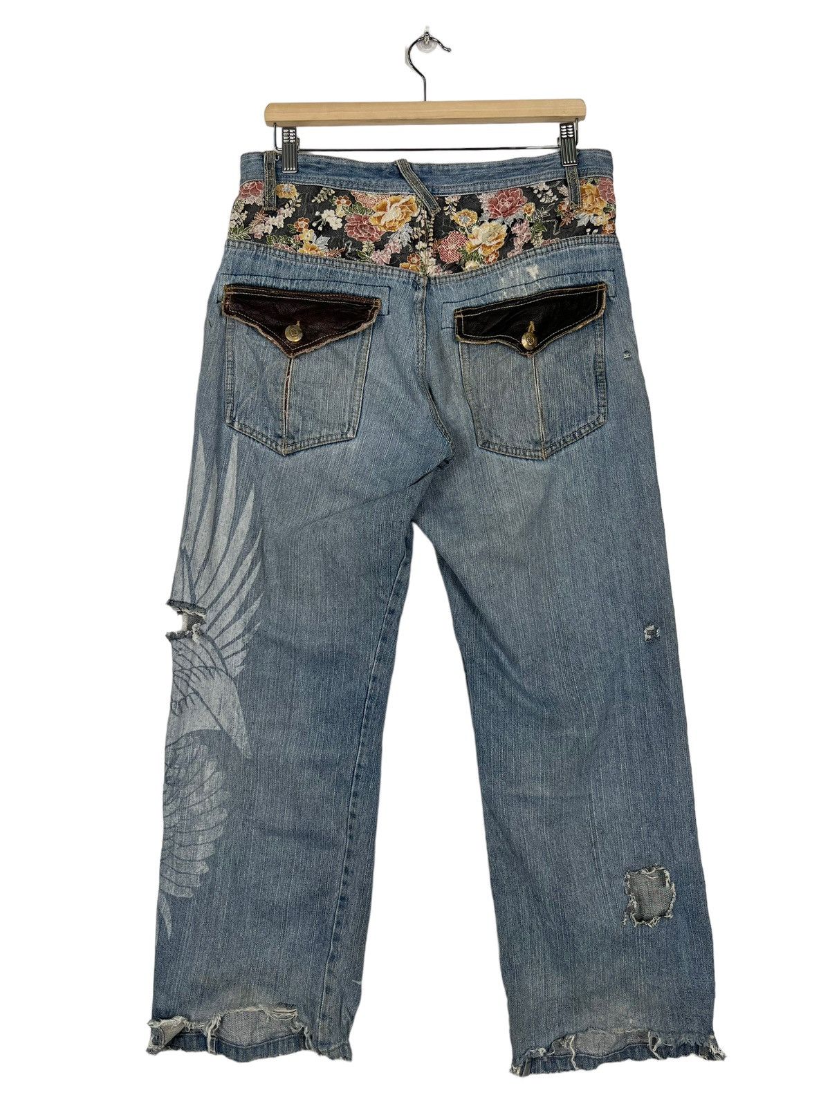 Japanese Brand 🔥 VINTAGE GUMU EMBROIDERY Size US 34 / EU 50 - 7 Thumbnail