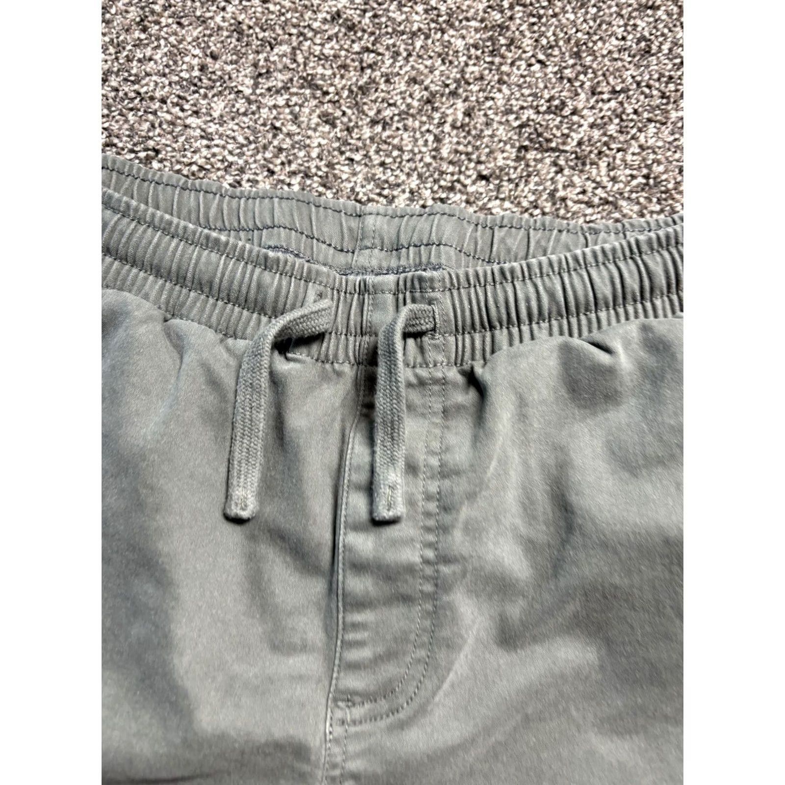 Vintage BearBottom Shorts Mens Medium 5.5” Green Elastic Waist Pockets Canvas Size US 31 - 4 Thumbnail