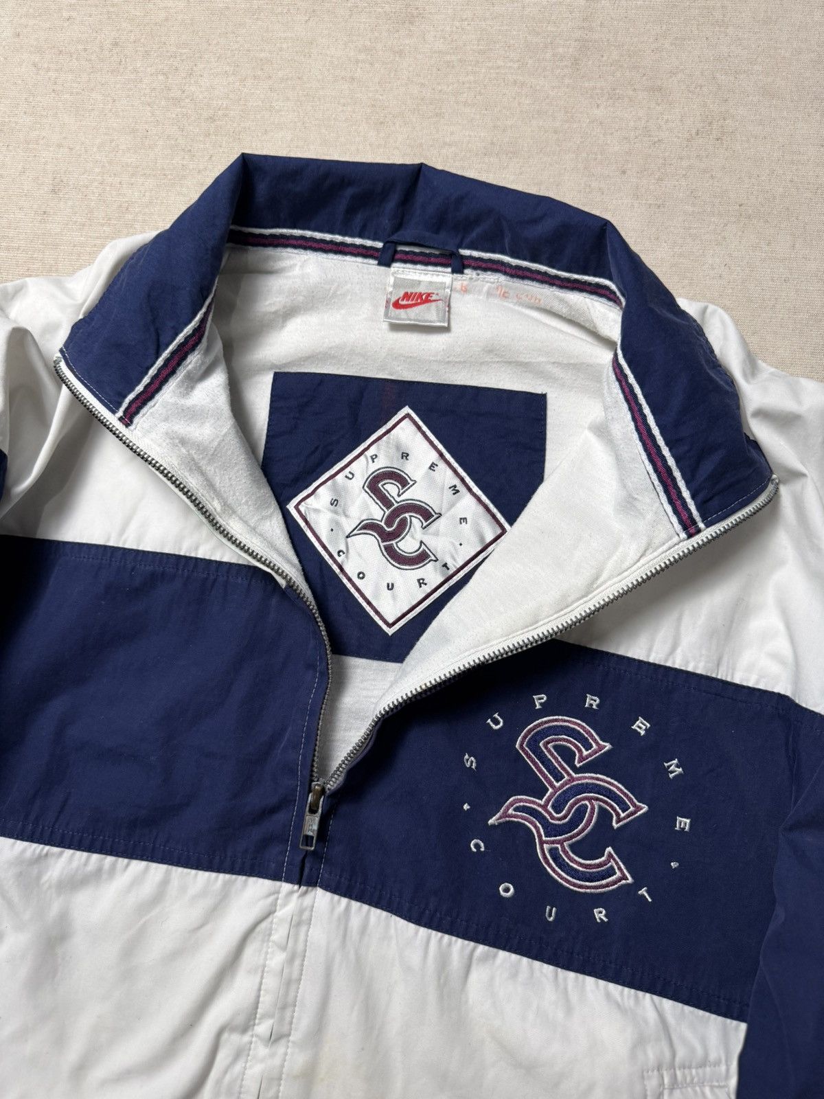 Nike Vintage 80’s Nike Supreme Court Windbreaker Jacket Size US M / EU 48-50 / 2 - 5 Thumbnail