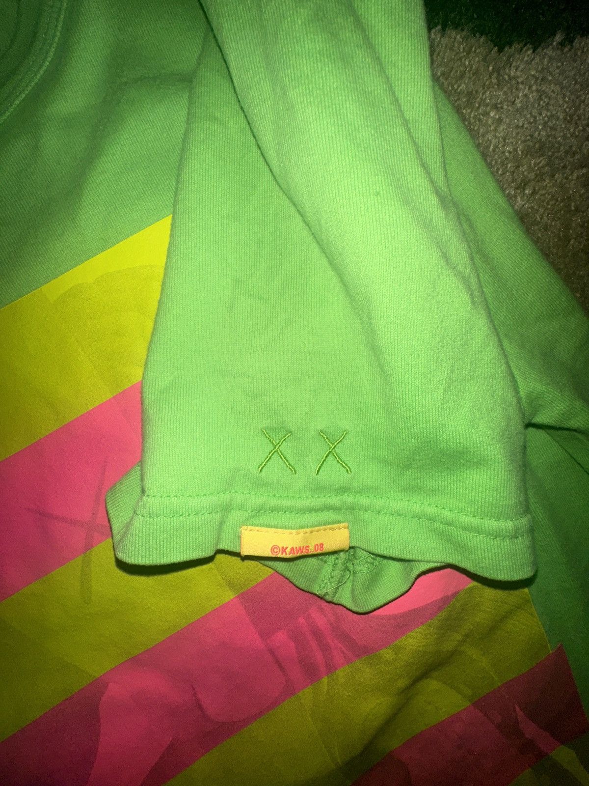 Original Fake Original fake Kaws green size 2 2008 dissected tee Size US M / EU 48-50 / 2 - 7 Thumbnail
