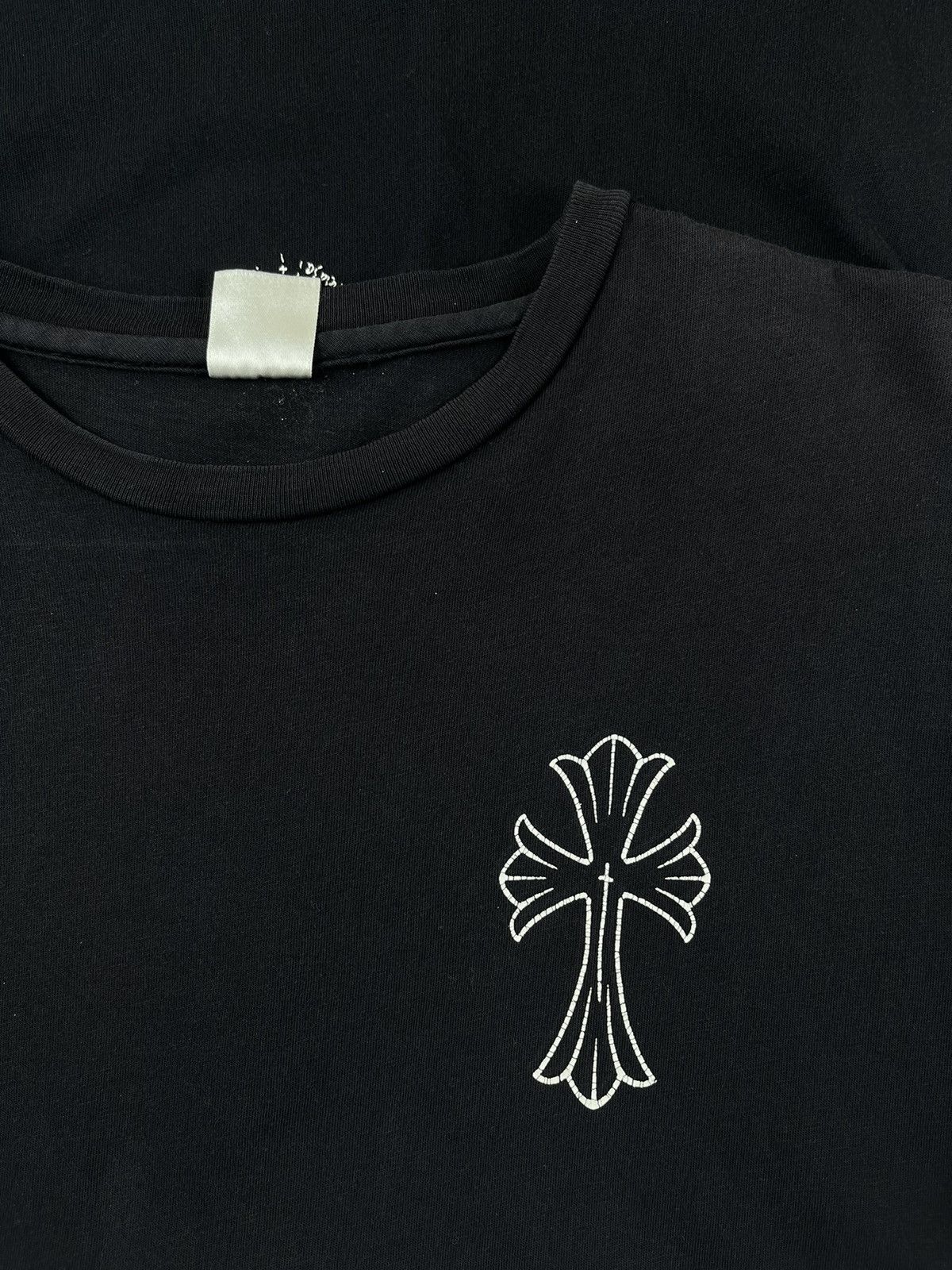 Chrome Hearts × Vintage Chrome Hearts Cross Poem Back Logo Pocket Tshirt Black Size US S / EU 44-46 / 1 - 6 Thumbnail