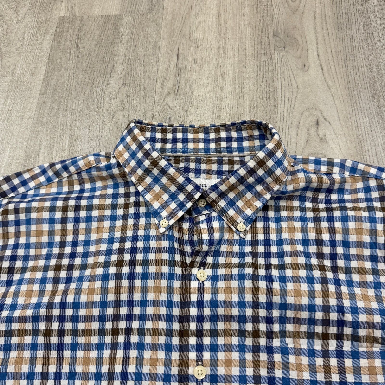 Peter Millar Peter Millar Carlow Crown Lite Button Down Shirt XL Blue Size US XL / EU 56 / 4 - 3 Thumbnail