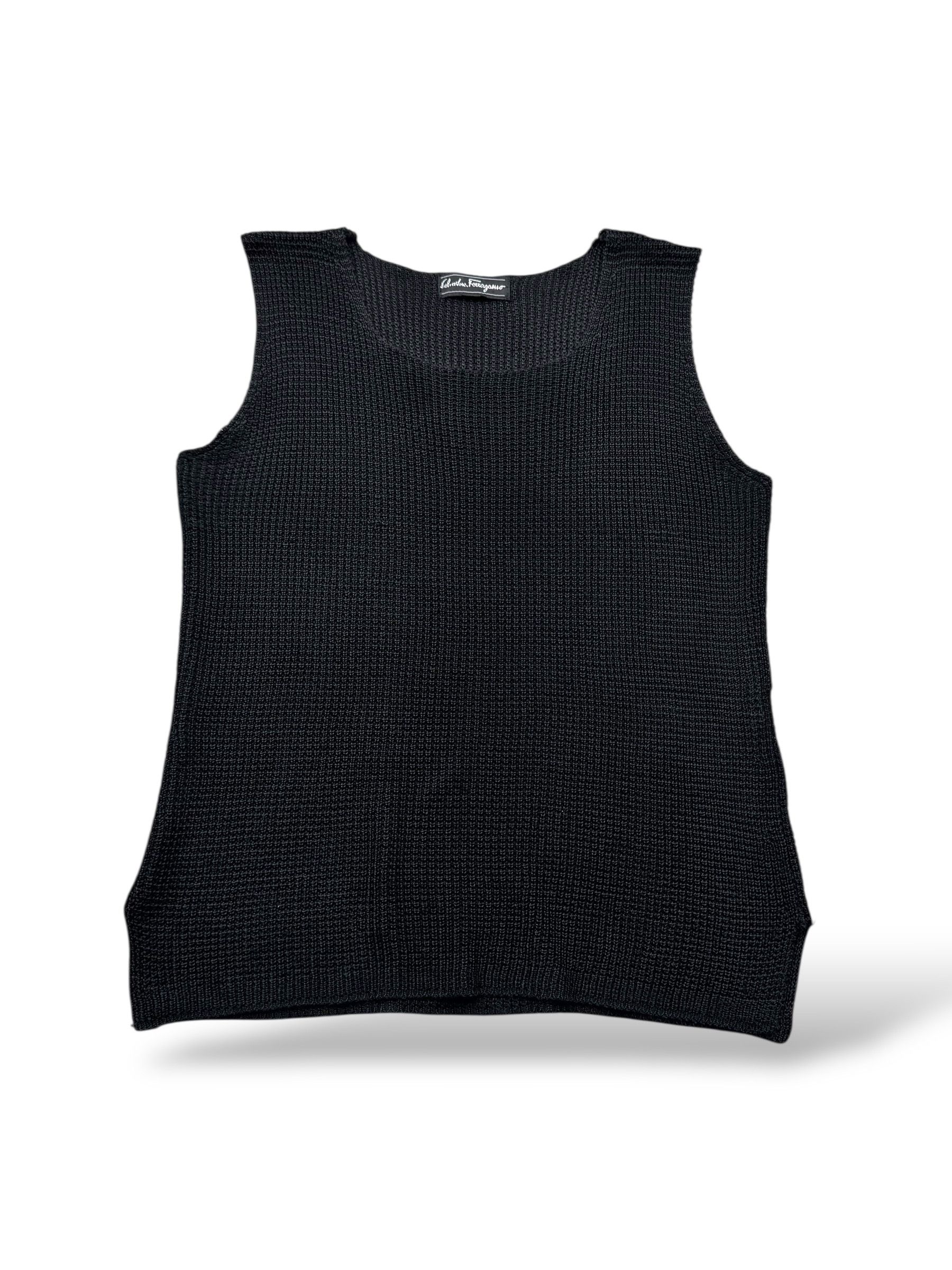 Salvatore Ferragamo Salvatore Ferragamo Vintage Tank Top (D10) Size M / US 6-8 / IT 42-44 - 1 Thumbnail