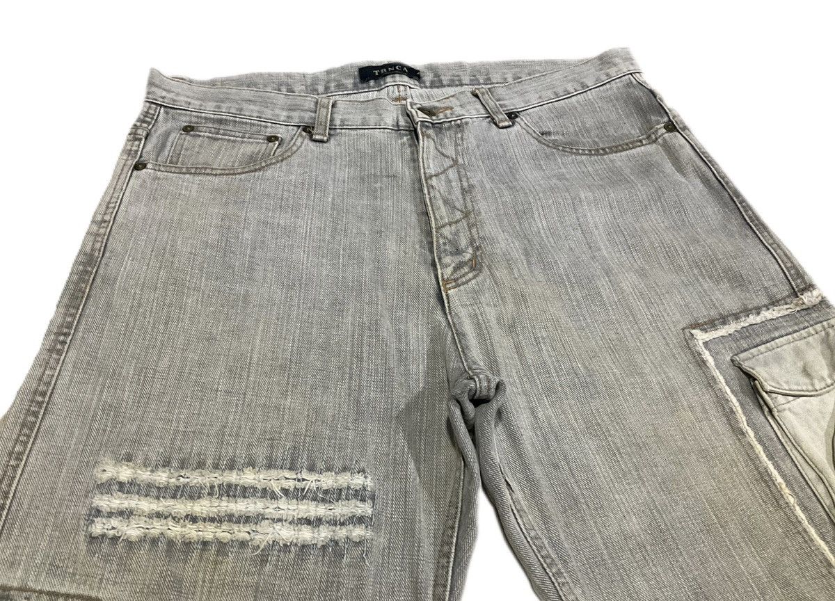 Hysteric Glamour × If Six Was Nine × Japanese Brand 🔥Sick Y2K Trnca Patchwork Baggy Denim Distressed Size US 36 / EU 52 - 4 Thumbnail