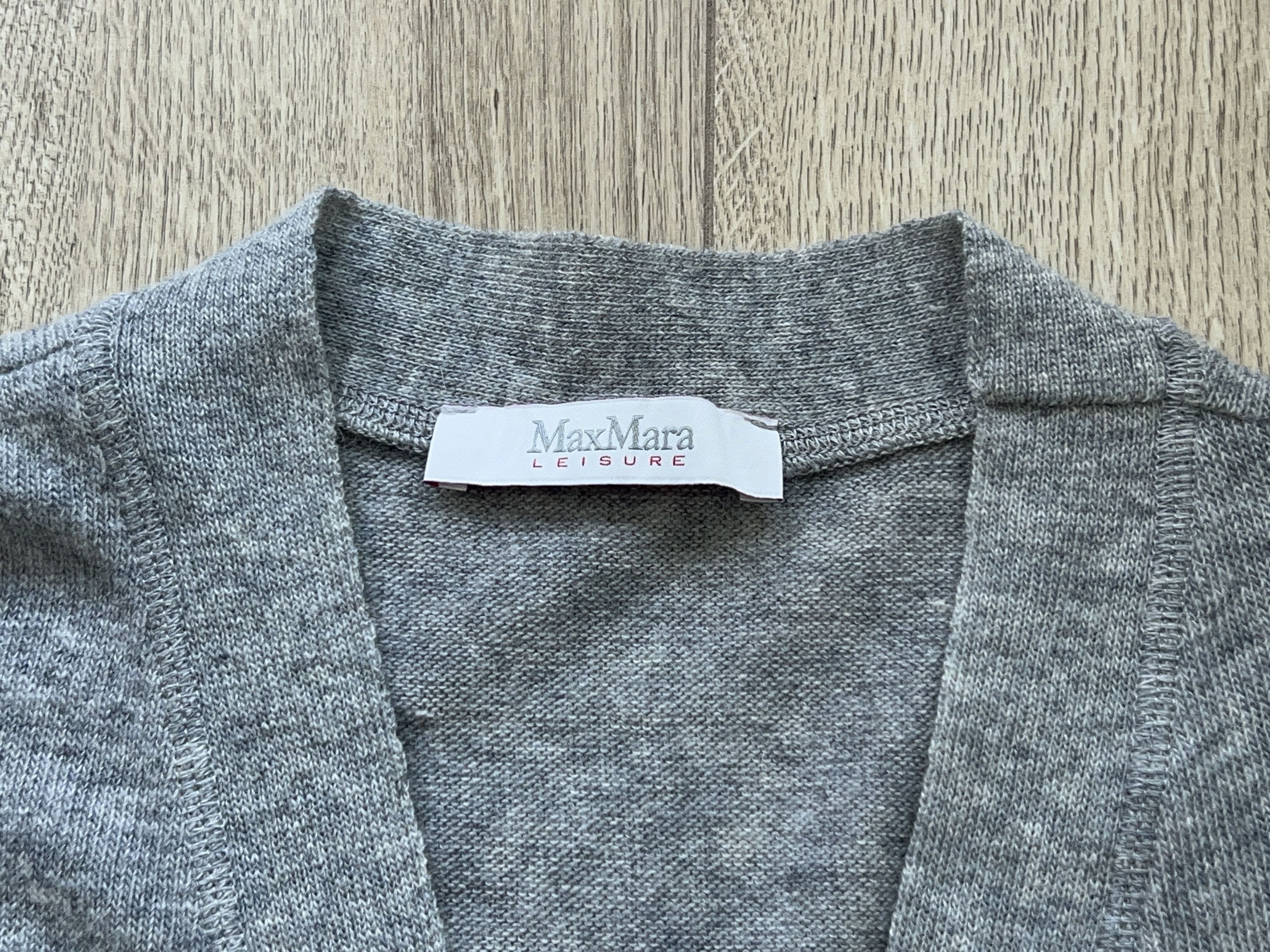 Max Mara Max Mara Leisure Josef Wool Blend Long Cardigan Button Size M / US 6-8 / IT 42-44 - 3 Thumbnail