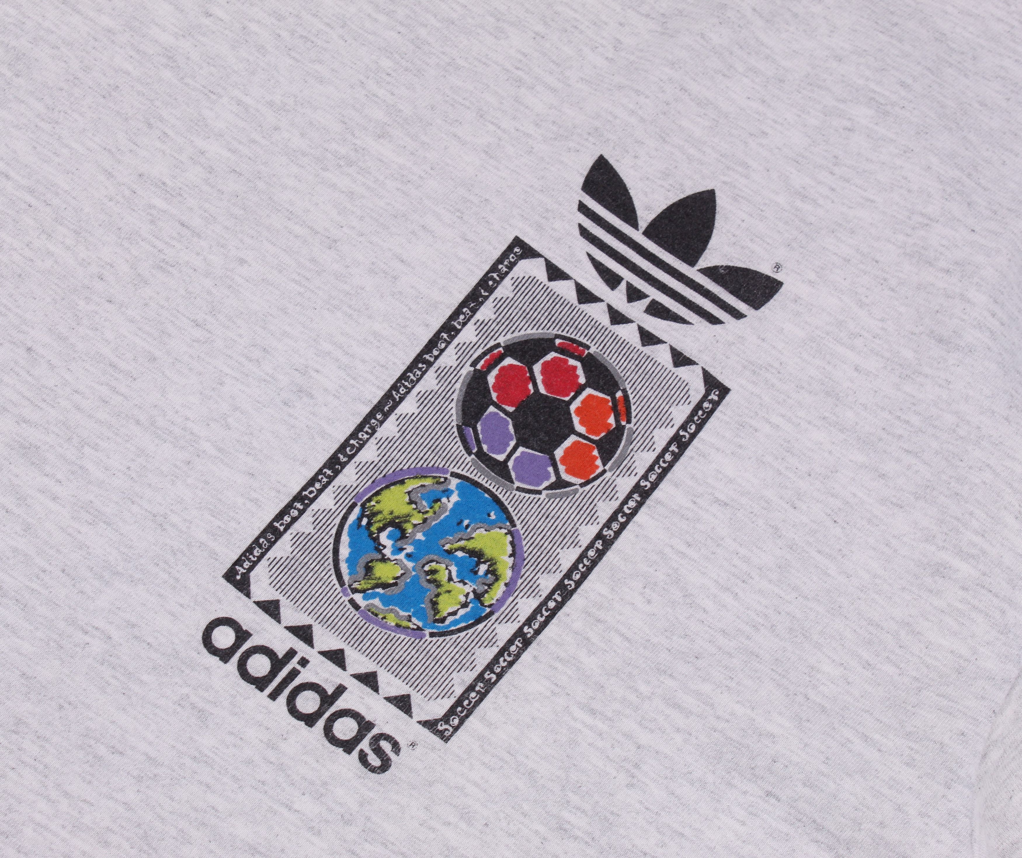 Adidas Vintage 80's Adidas Printed T-shirt Size US M / EU 48-50 / 2 - 4 Thumbnail