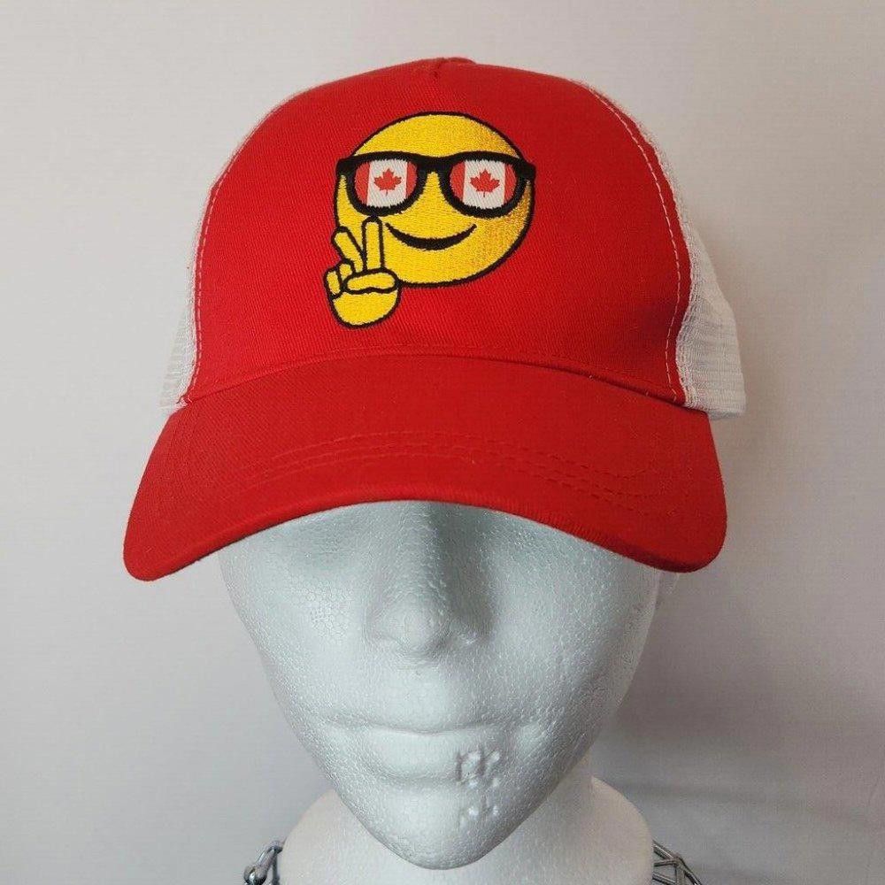 Other Emoji Canada kids Trucker SnapBack Cap Size ONE SIZE - 1 Thumbnail