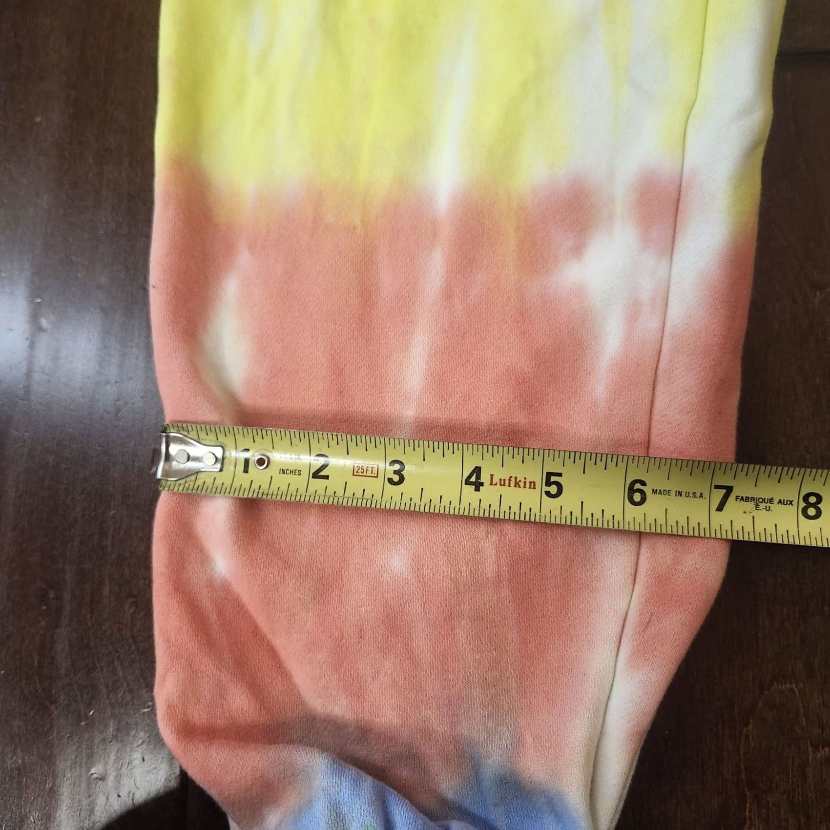 Rainbow Maui and Sons Tie Dye Jogger Sweatpants Mens Medium Rainbow Lounge Pants Regular Fit with Pockets Size US 31 - 7 Thumbnail