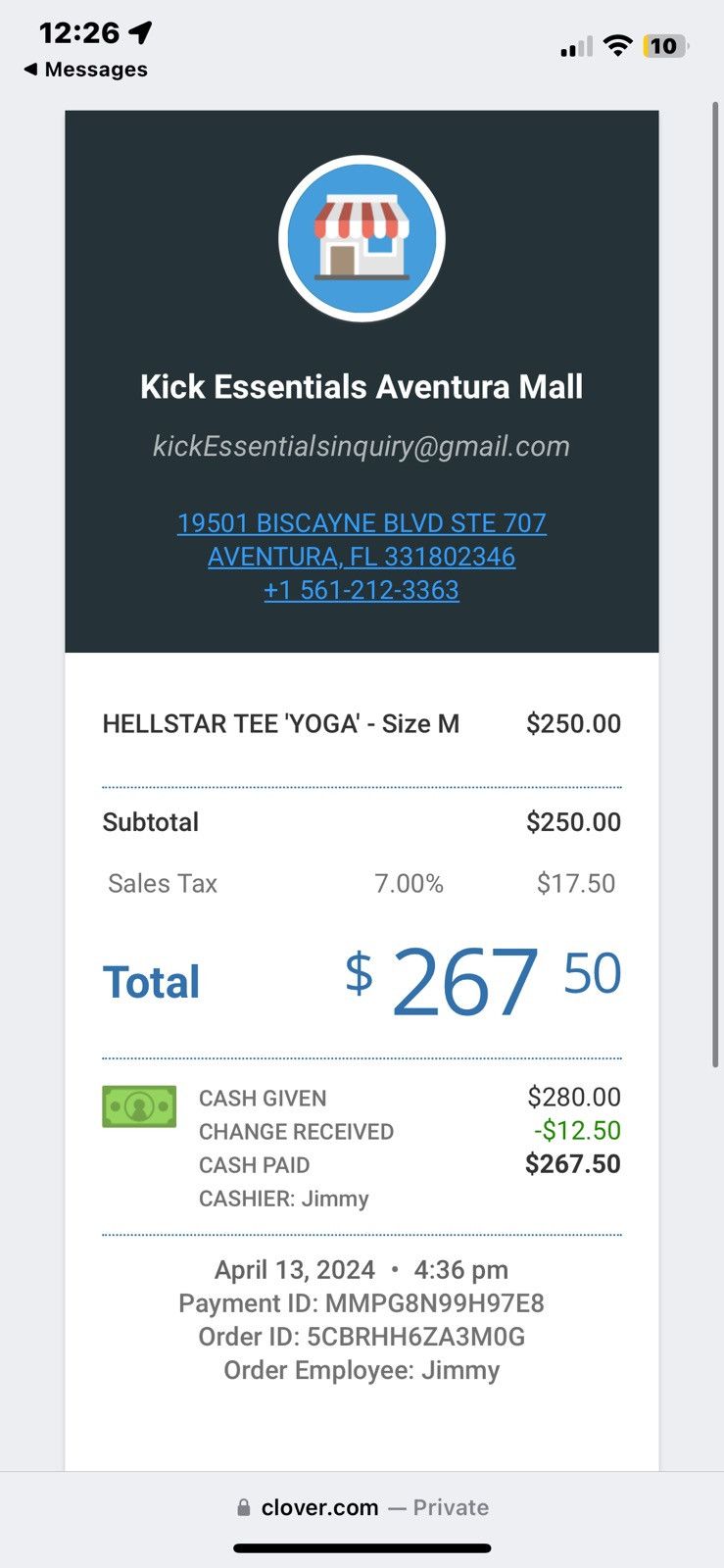 HELLSTAR Hellstar Yoga Capsule 10 Shirt Size US M / EU 48-50 / 2 - 8 Thumbnail