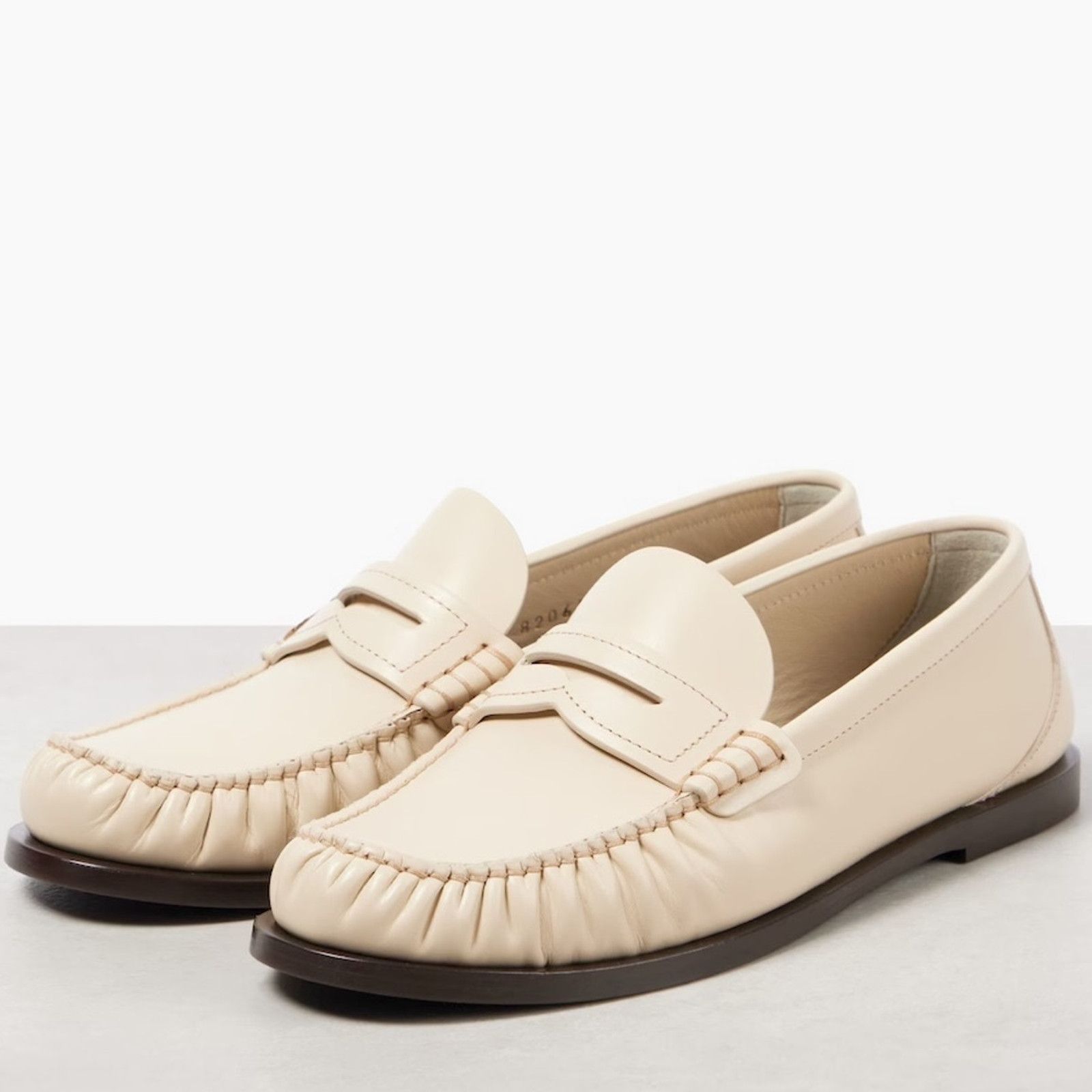 Saint Laurent Paris Saint Laurent YSL Logo Plaque Leather Penny Loafers 37.5 Size US 7.5 / IT 37.5 - 5 Thumbnail