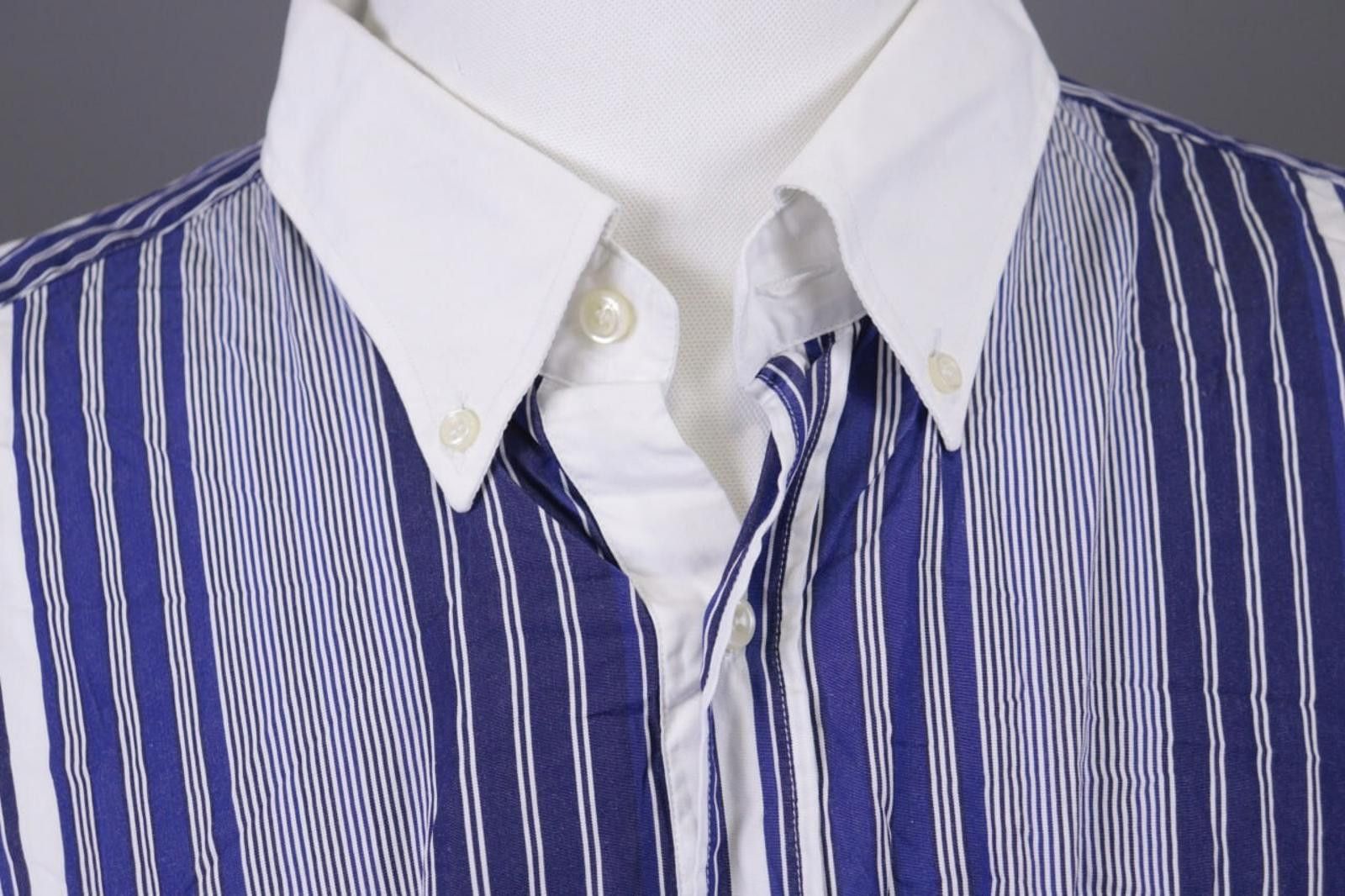 Paul & Shark Men Paul & Shark Yachting Blue Striped Shirt Size 46 Size US M / EU 48-50 / 2 - 3 Thumbnail