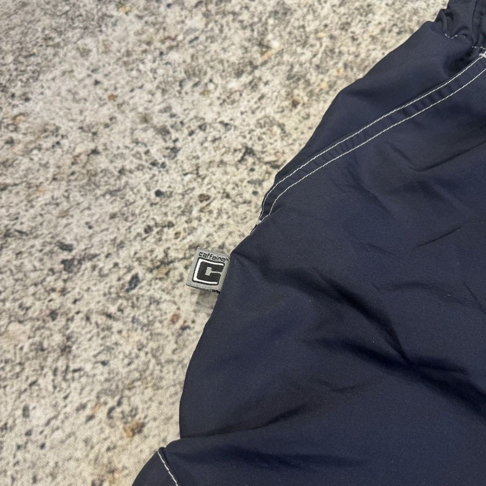 Vintage Y2K Caffeine Raver Nylon Multi Pocket Cargo Pant JNCO SKATER Size US 30 / EU 46 - 5 Thumbnail