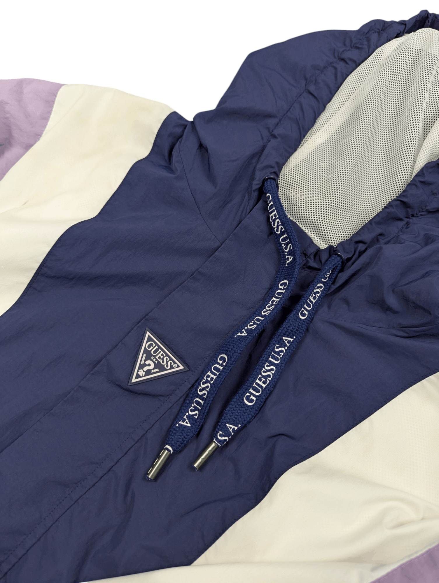 Guess Guess Los Angeles Centre Logo Hooded Light Jacket Size US L / EU 52-54 / 3 - 14 Thumbnail