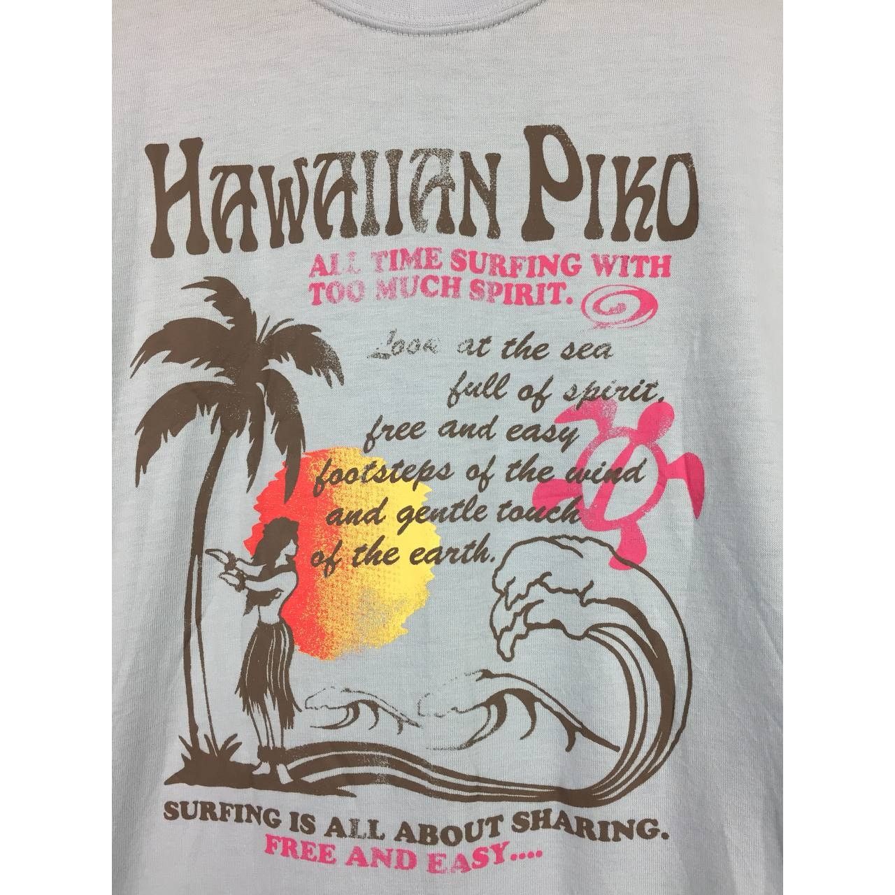 Vintage Piko Hawaiian Longboard Wear Longsleeve Tee Youth LL Size US S / EU 44-46 / 1 - 4 Thumbnail