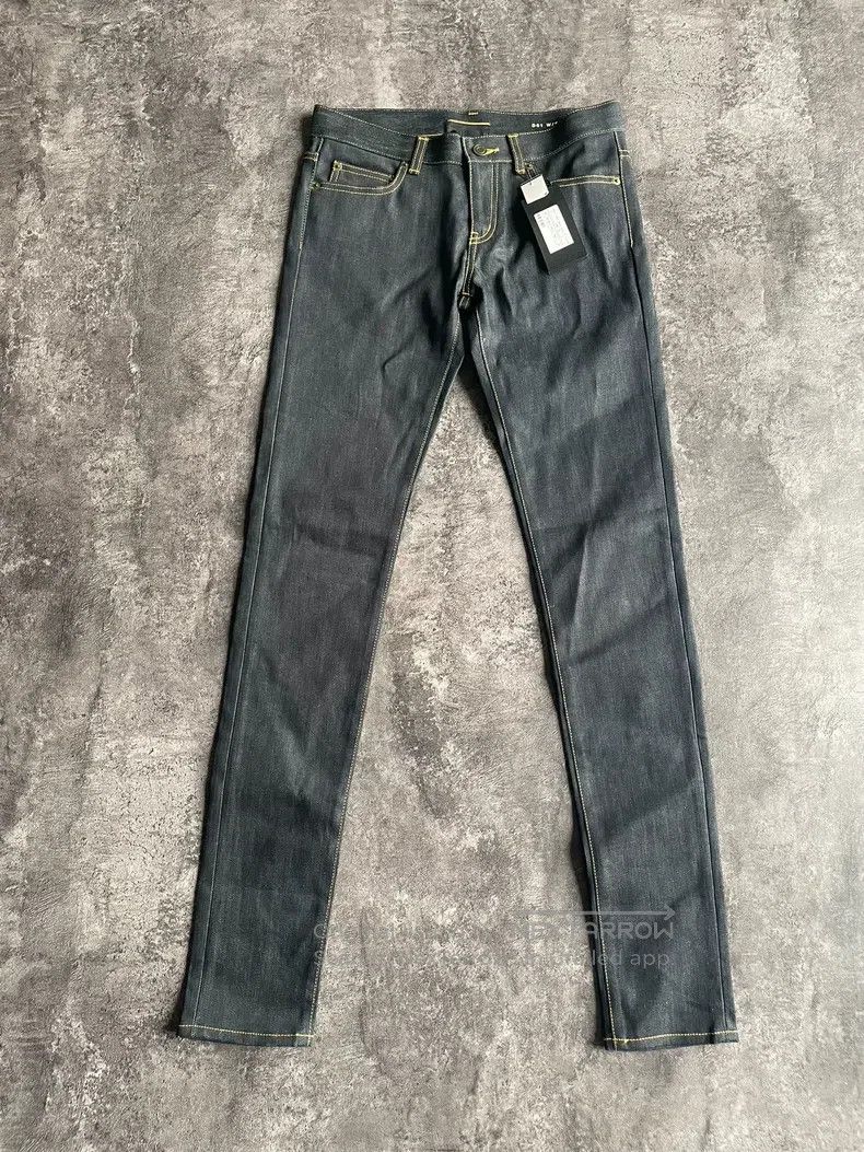 Saint Laurent Paris Saint Laurent Paris Raw denim jeans Size US 28 / EU 44 - 1 Thumbnail