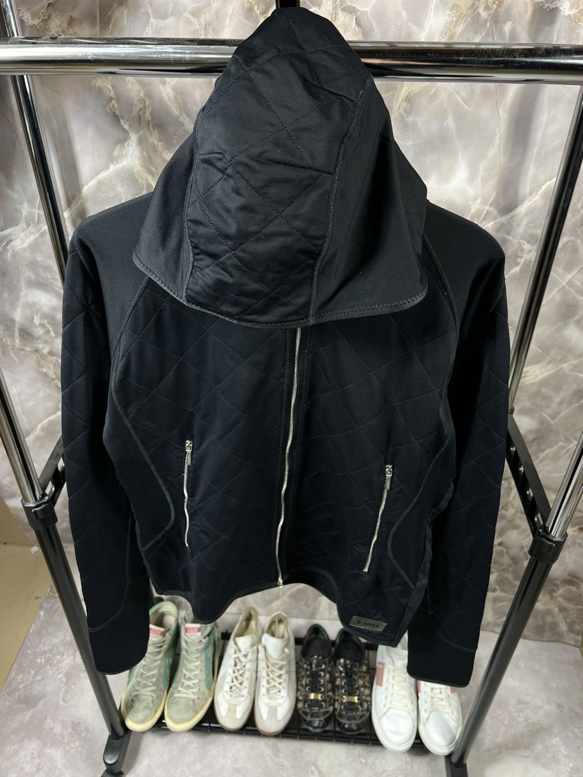 Vintage Vintage Jil Sander Patch Double Zip Hoodie Size XL / US 12-14 / IT 48-50 - 2 Thumbnail