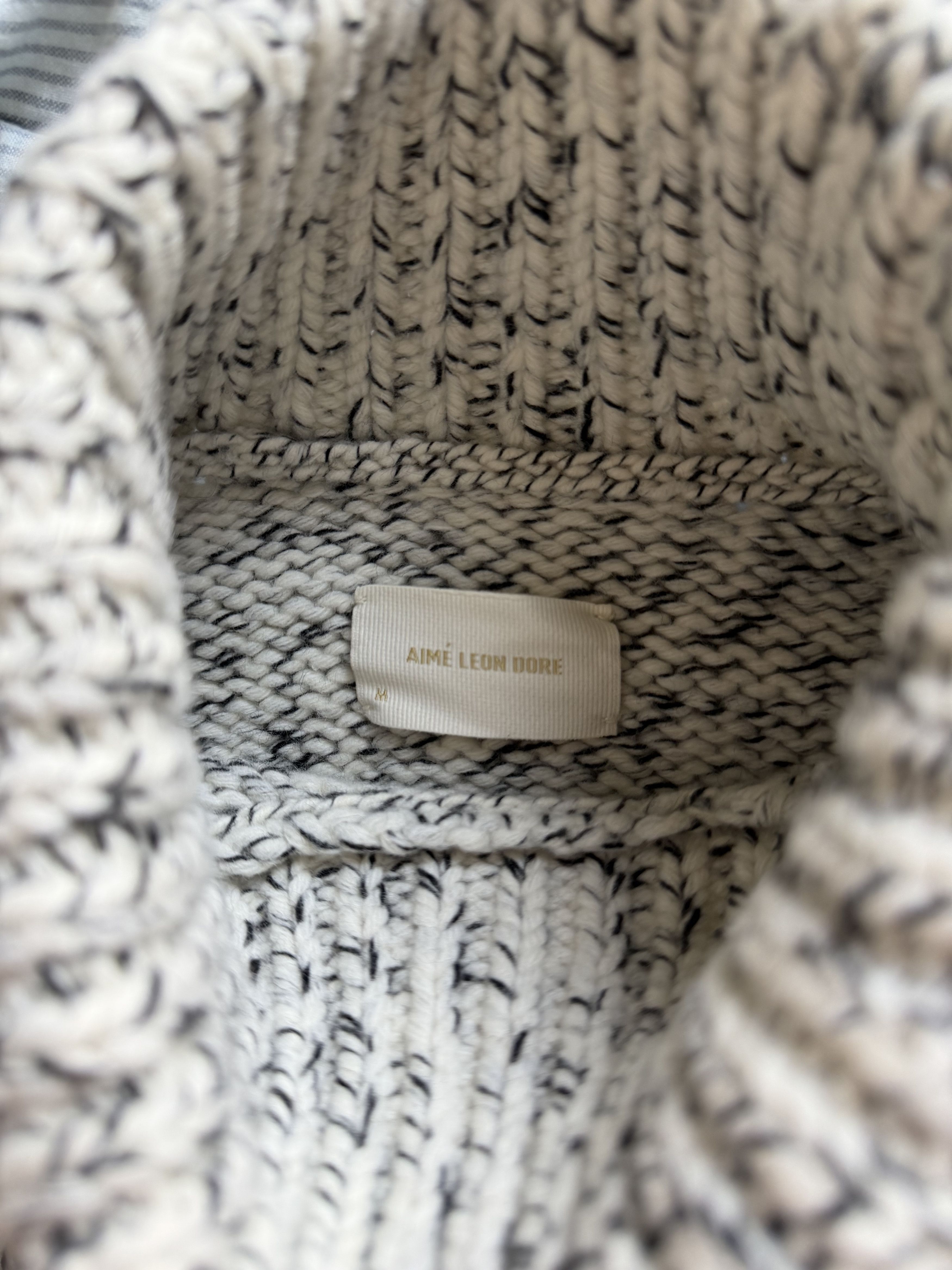 Aime Leon Dore Aime Leon Dore Marled Turtleneck Sweater in Gray Size US M / EU 48-50 / 2 - 7 Thumbnail