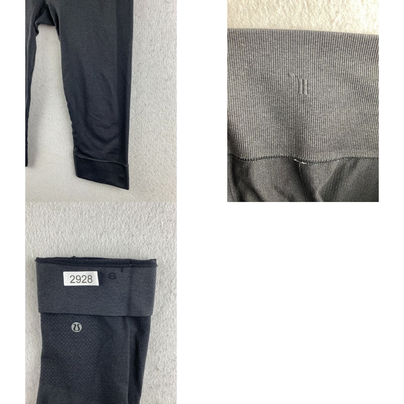 Lululemon Lululemon Leggings Women 6 Black High Rise Compression Stretch Active Yoga Pants Shirt? Size 28" / US 6 / IT 42 - 11 Thumbnail