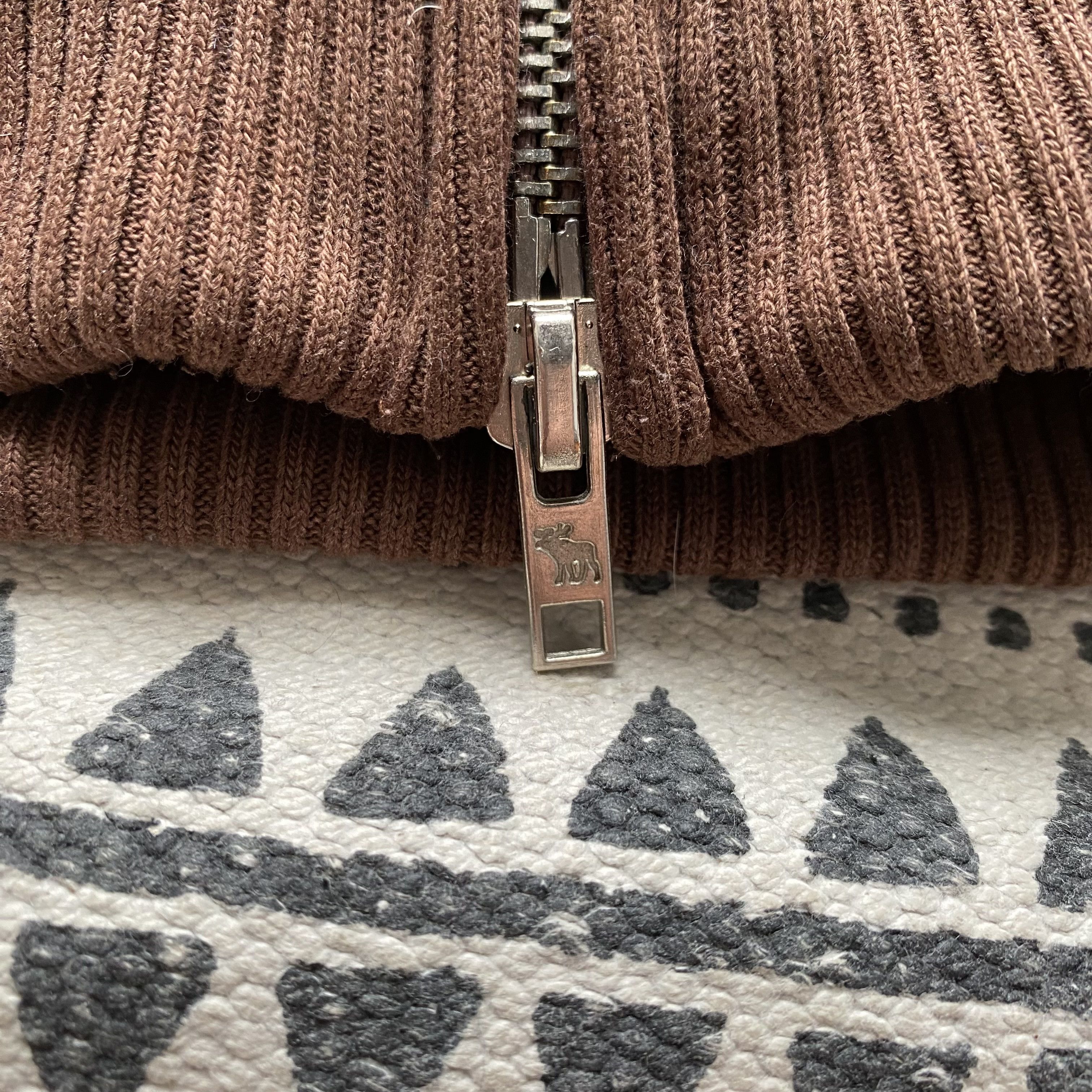 Abercrombie & Fitch Vintage 90s Abercrombie Fitch faux fur hoodie Brown Y2K Size M / US 6-8 / IT 42-44 - 4 Thumbnail