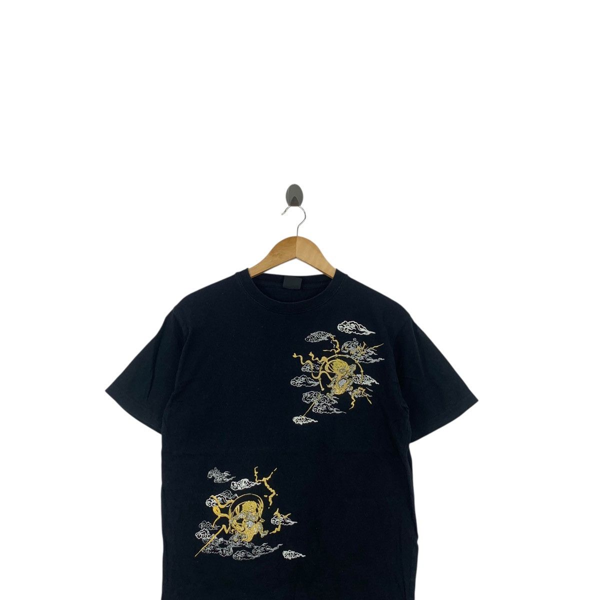 Vintage Vintage JAPAN TRADITIONAL SUKAJAN Fujin Raijin Tee Shirt Top Size US L / EU 52-54 / 3 - 2 Thumbnail