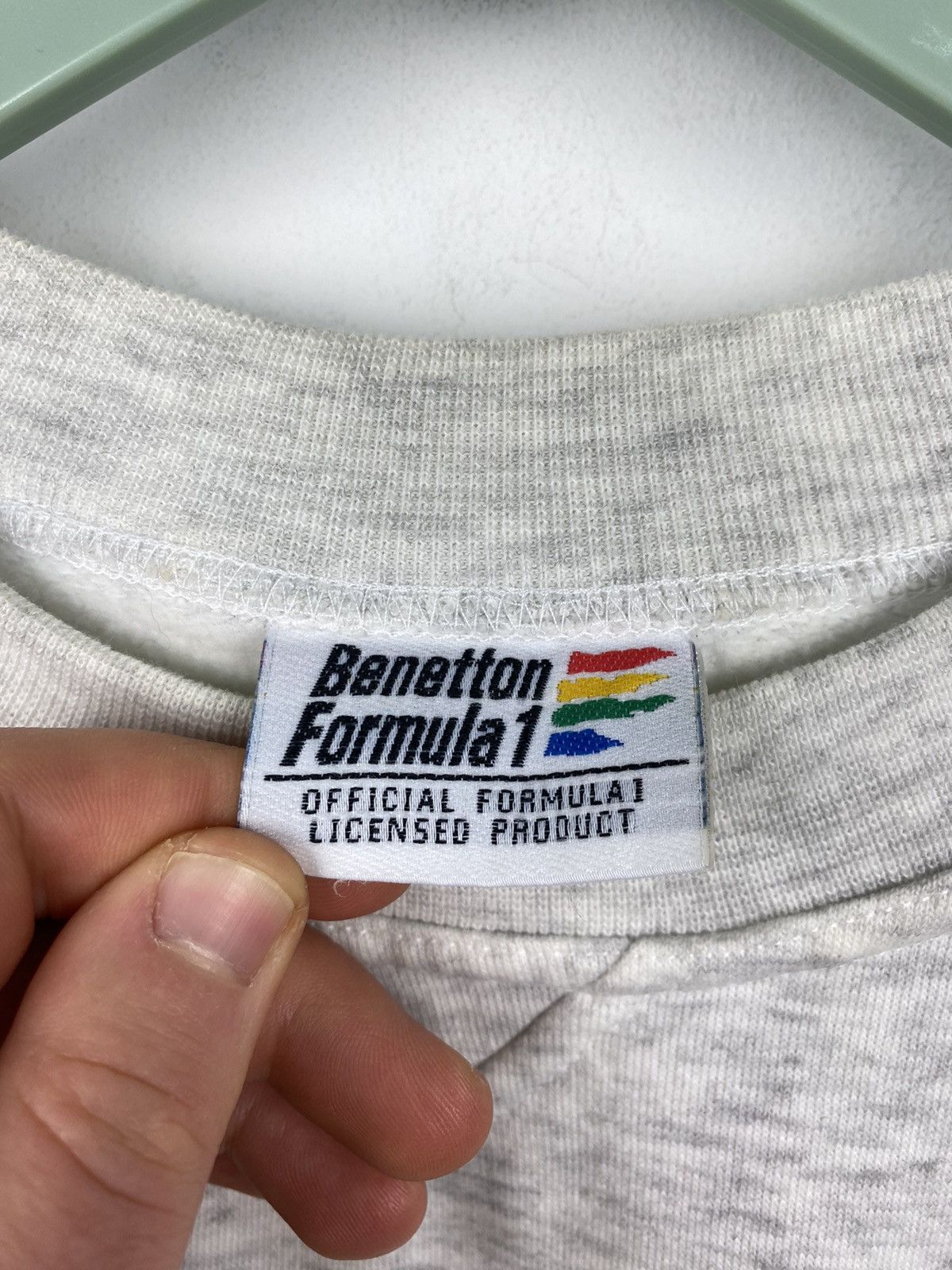 Vintage Vintage Benetton Formula 1 Team World Champion Sweatshirt Size US L / EU 52-54 / 3 - 14 Thumbnail