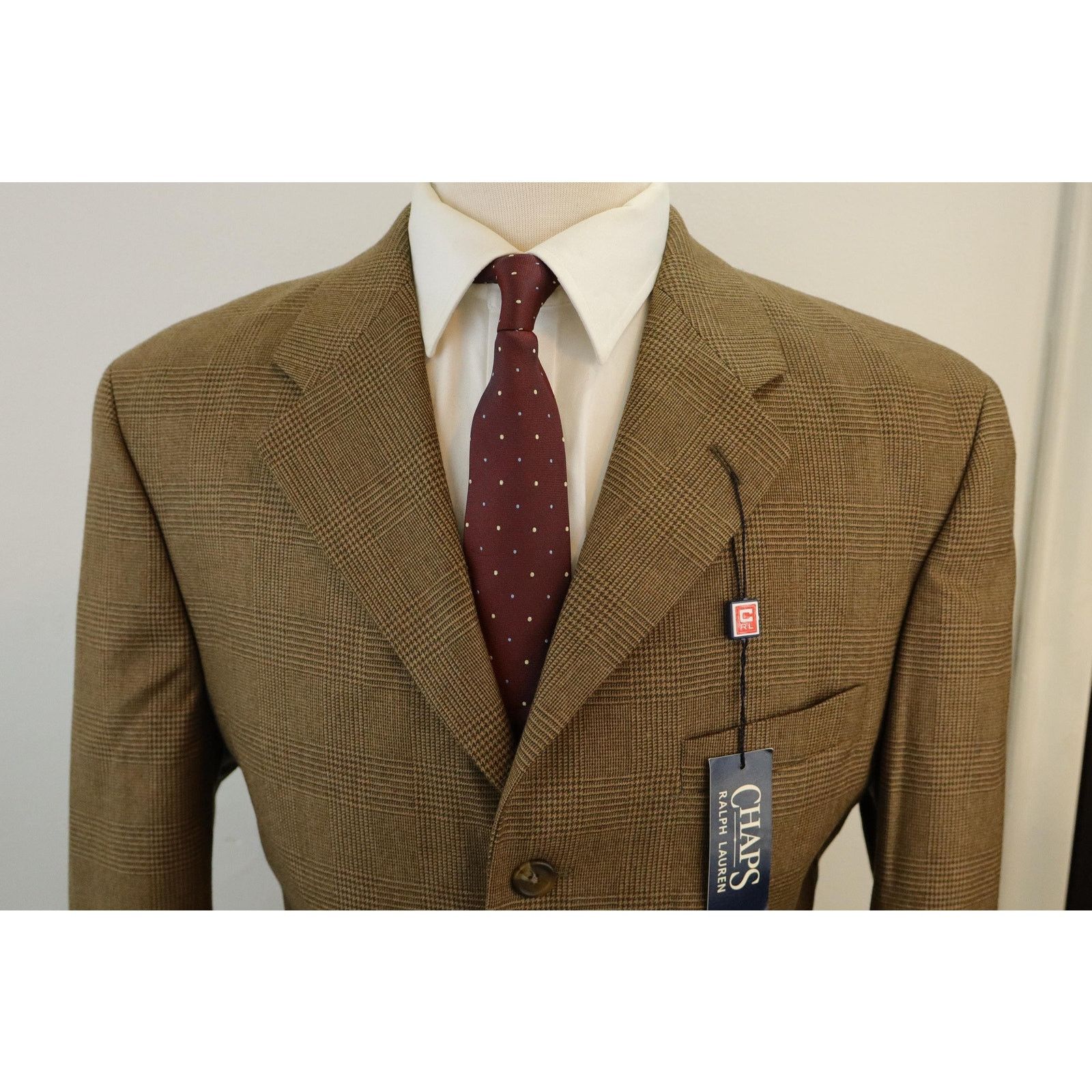 Chaps Ralph Lauren 44L NWT 90s Chaps Ralph Lauren Wool – Deadstock Sport Coat Size 44L - 2 Thumbnail