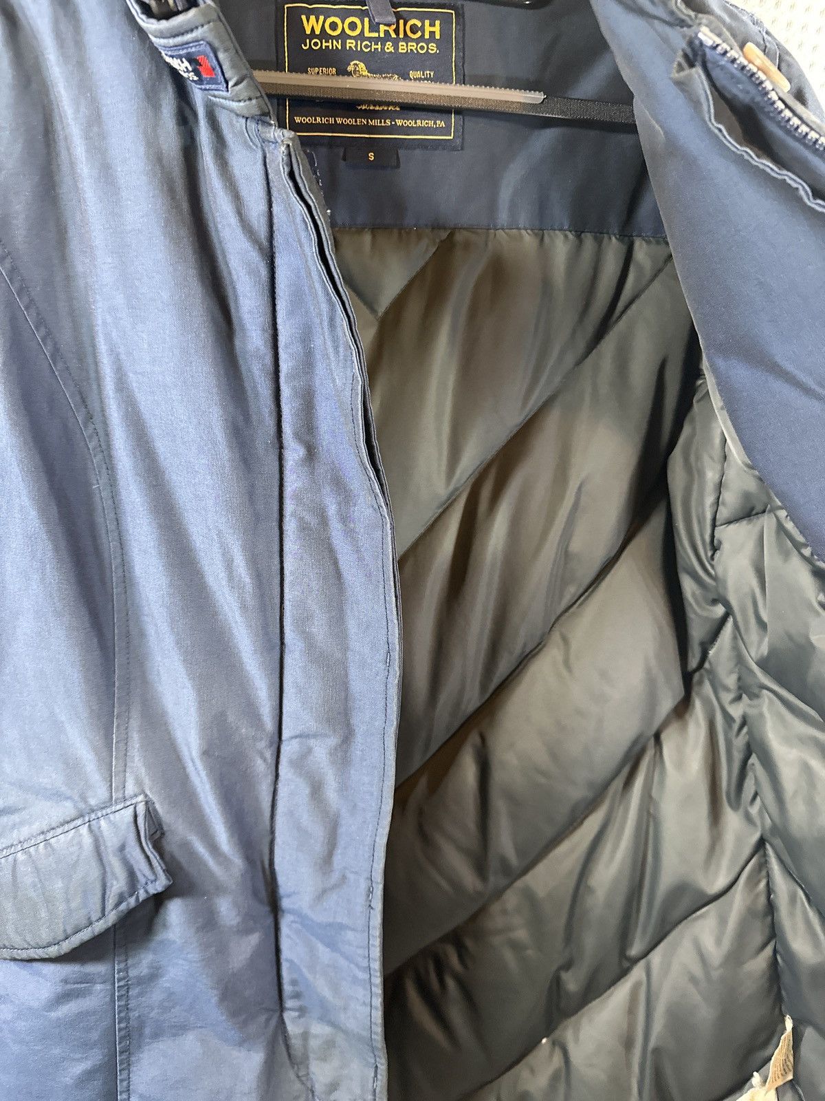 Woolrich Woolen Mills Woolrich Arctic Parka Blue Down Women’s Jacket Size S / US 4 / IT 40 - 10 Thumbnail