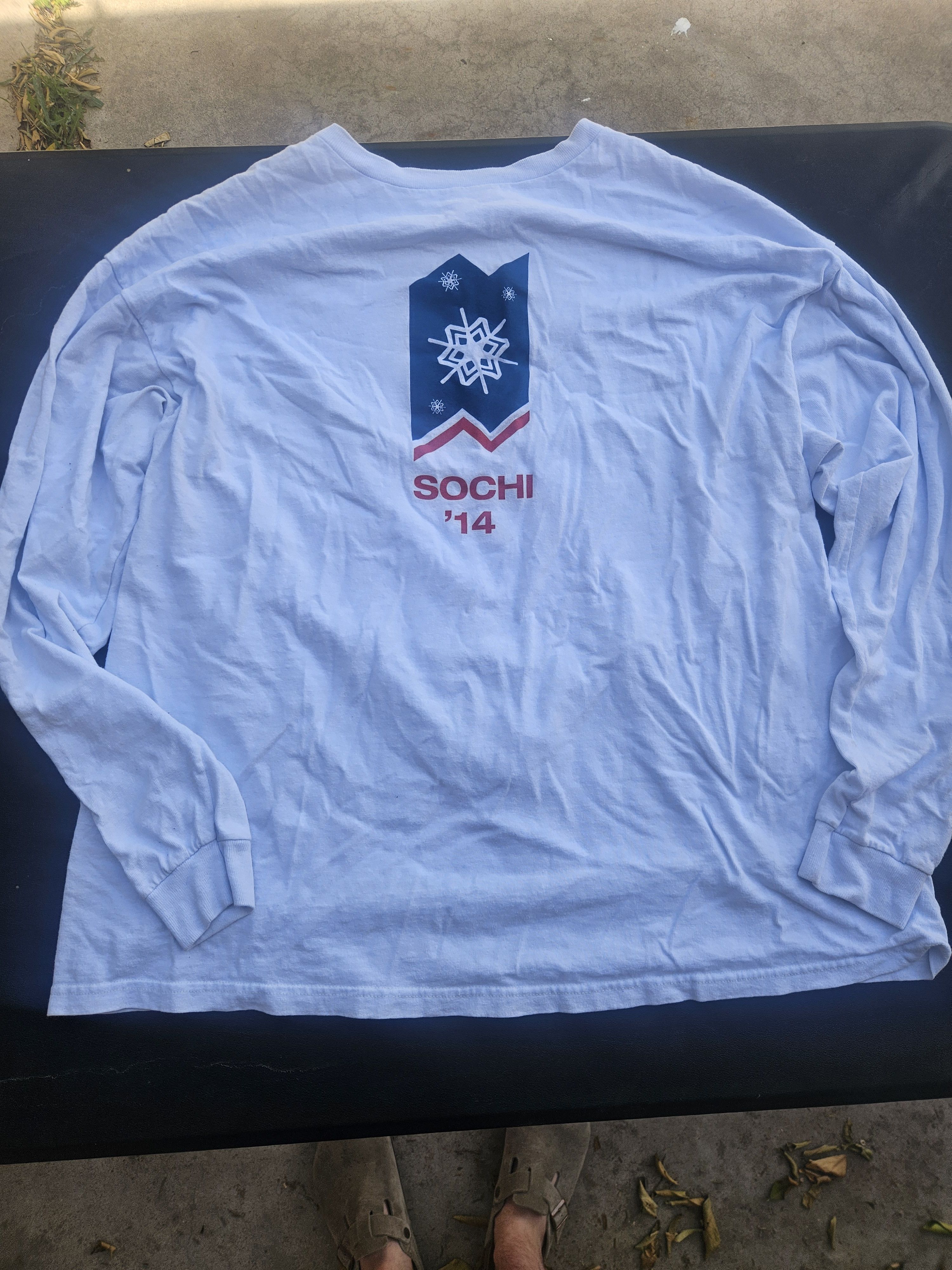 Delta Team USA Winter Olympics Sochi Russia Long Sleeve Delta Tee Size US XXL / EU 58 / 5 - 1 Thumbnail