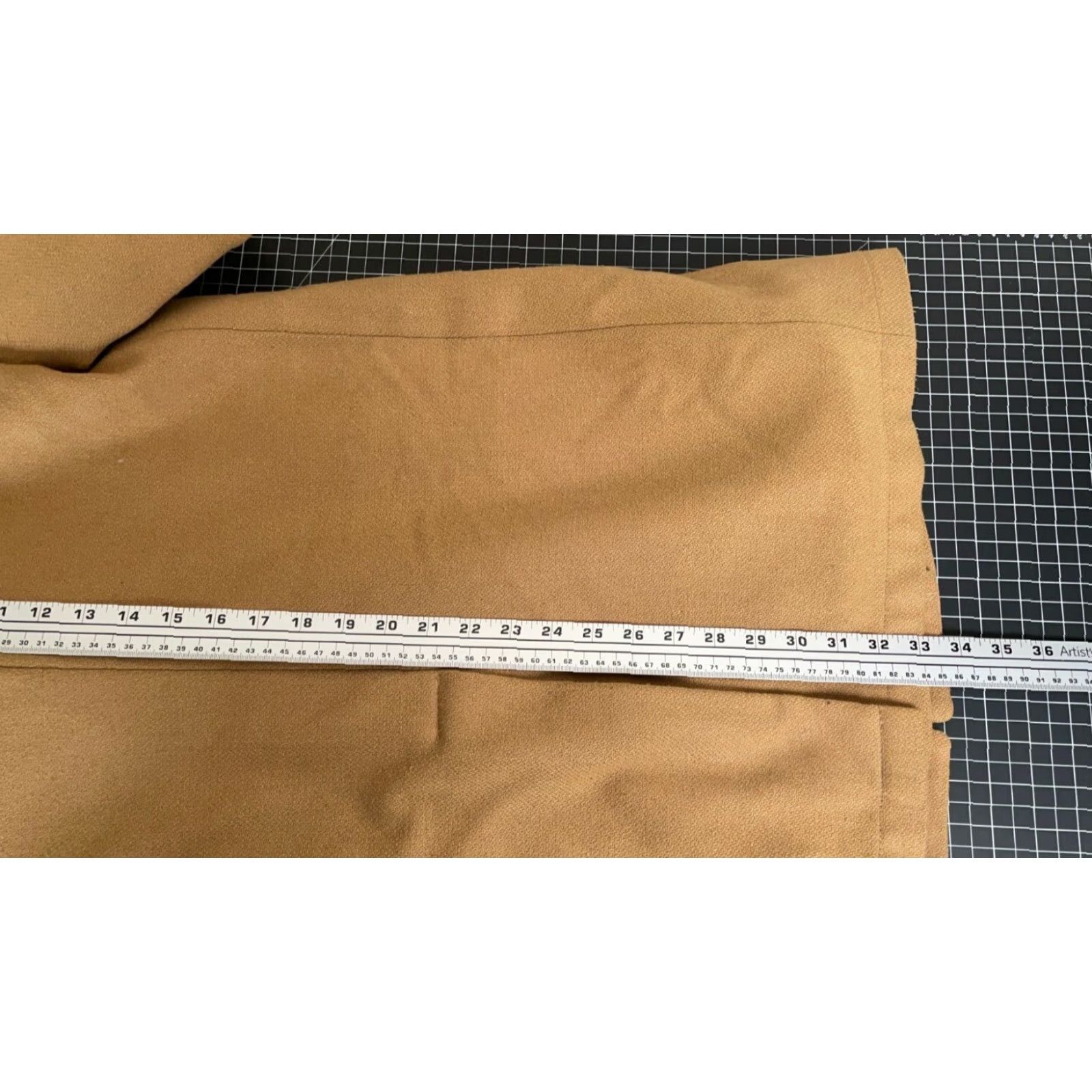 Marlboro VINTAGE Lakeland Coat Men 38 Light Brown Faux Fur Lined Rancher 70s 80s Retro Western Parka Mens Size US XXS / EU 40 - 6 Thumbnail