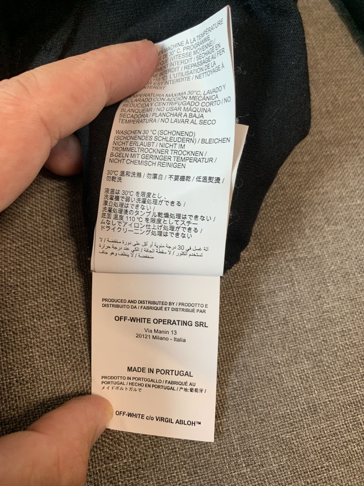 Off-White × Virgil Abloh Off White Skulls Graphic Black Long Sleeve Tee Virgil Abloh Size US XS / EU 42 / 0 - 9 Thumbnail