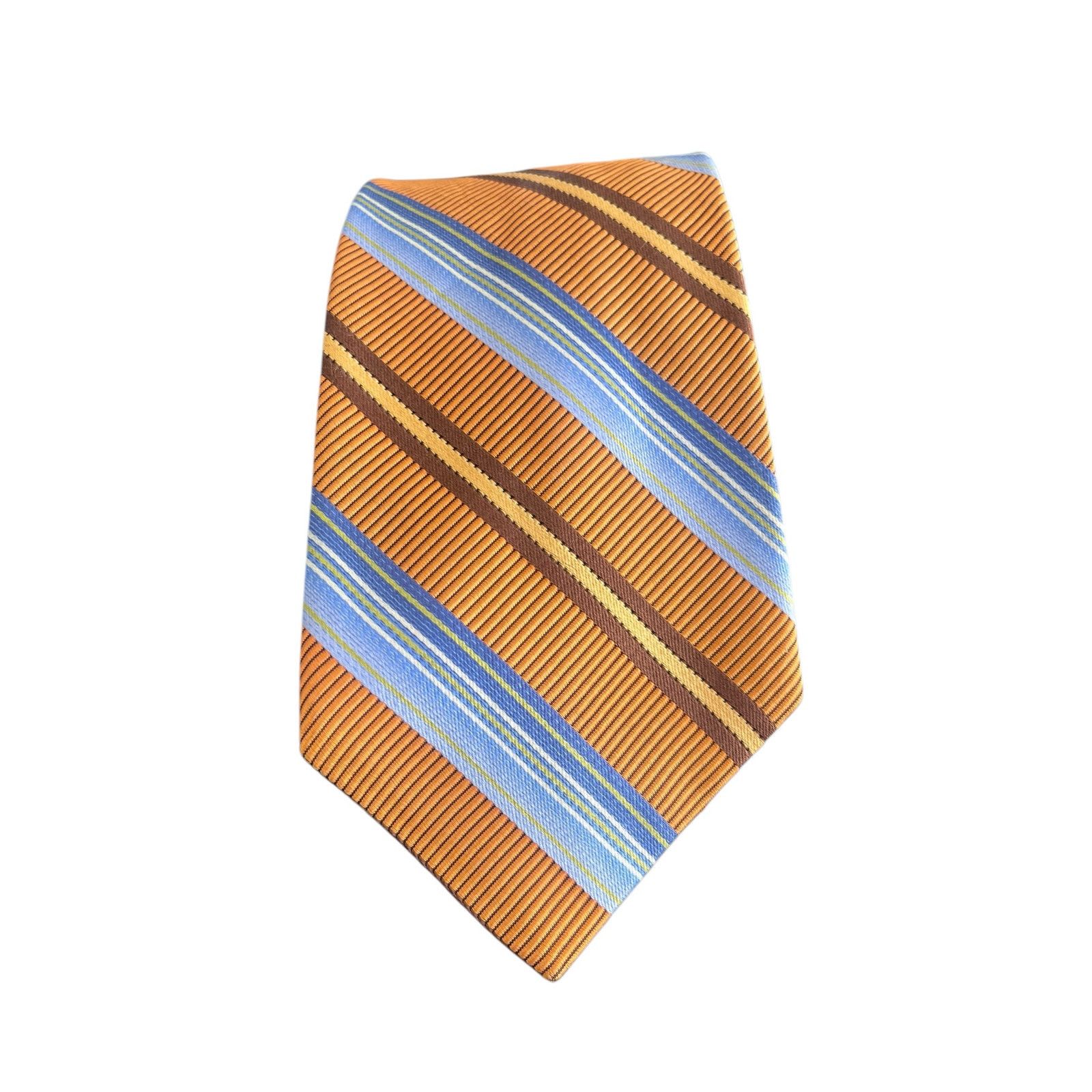 Robert Talbott Robert Talbott Best of Class James LTD 100% Silk Tie Orange Size ONE SIZE - 3 Thumbnail