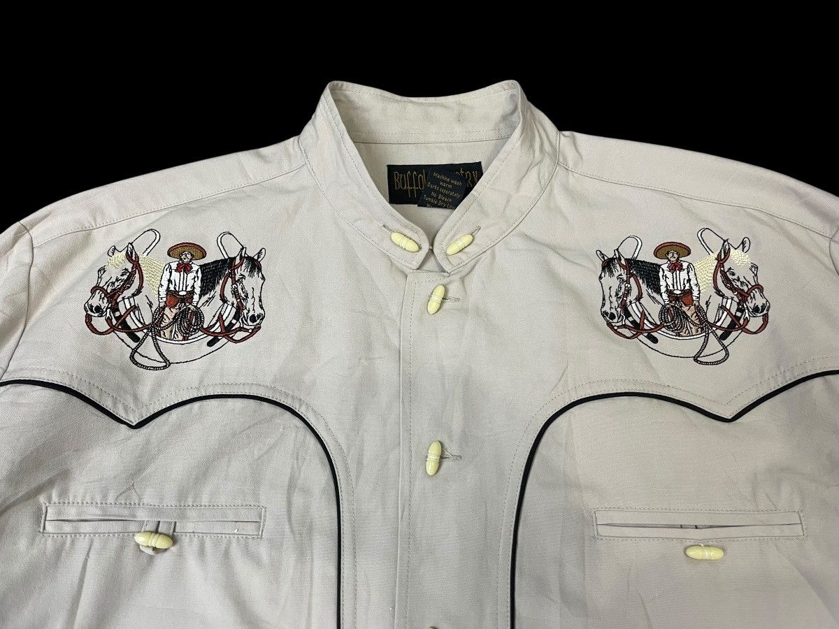 Cowboy Equipment Vintage Buffalo Country Cowboy Western Shirt Size US L / EU 52-54 / 3 - 4 Thumbnail
