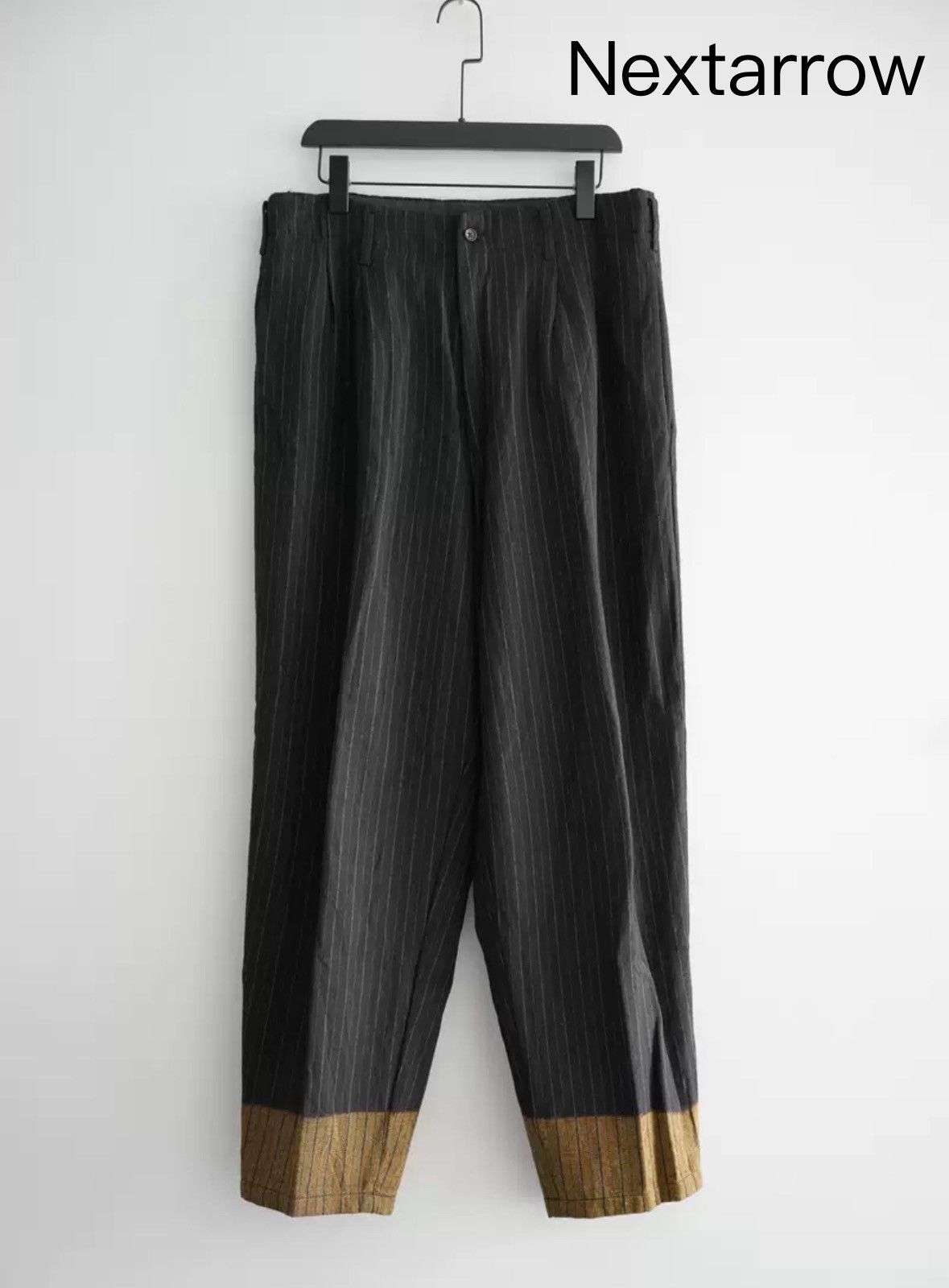 Yohji Yamamoto Yohji Yamamoto 96aw discharge dye bleached trousers Size US 36 / EU 52 - 1 Thumbnail