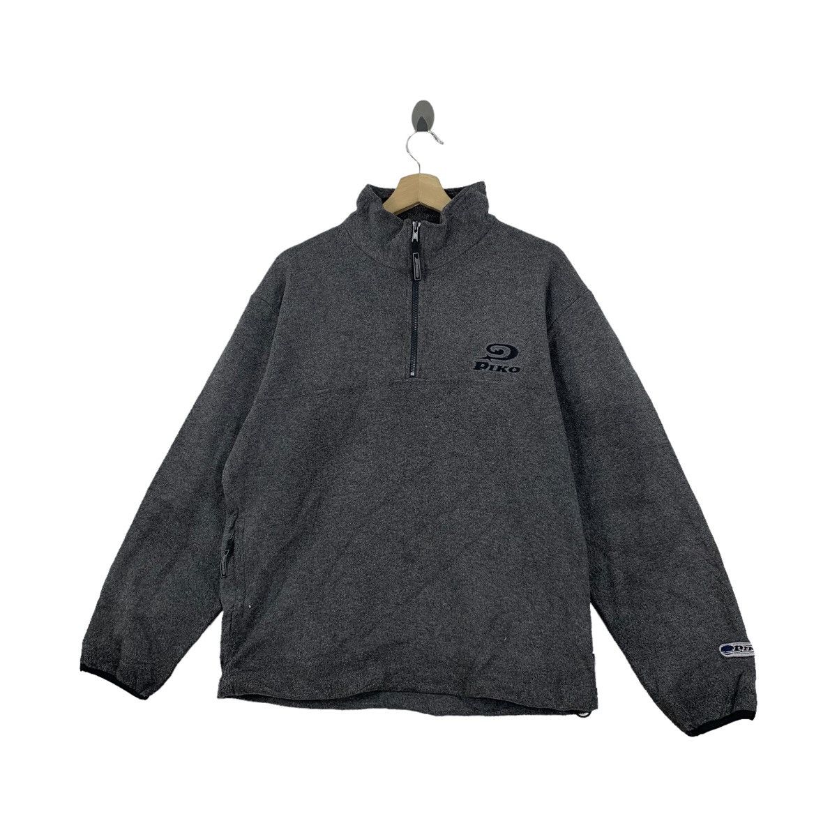 Vintage Vintage PIKO Hawaii Longboard Fleece Half Zipper Sweatshirt Size US M / EU 48-50 / 2 - 3 Thumbnail