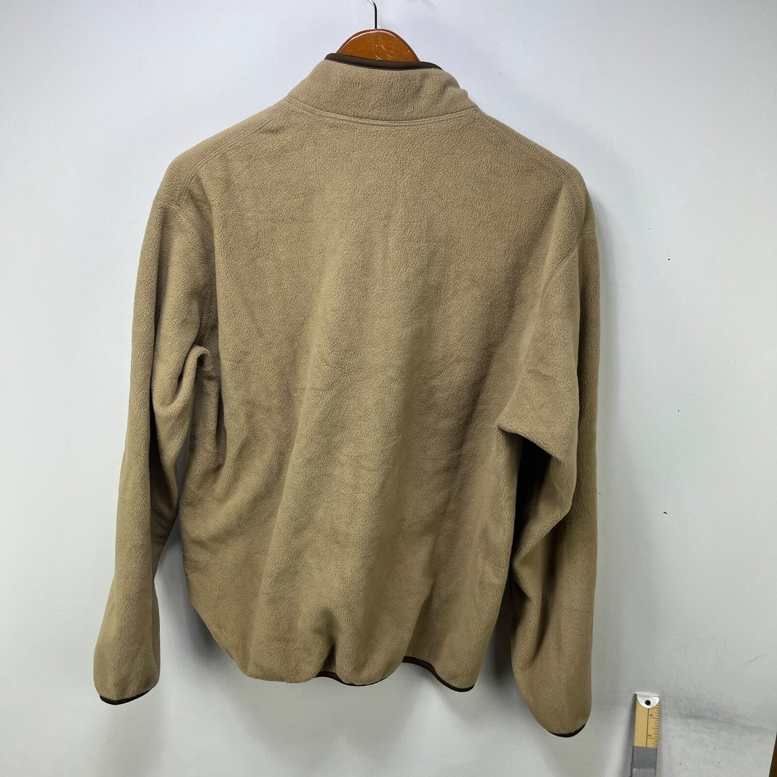 Uniqlo Uniqlo Snap Fleece Sweater Beige Medium Size US M / EU 48-50 / 2 - 8 Thumbnail