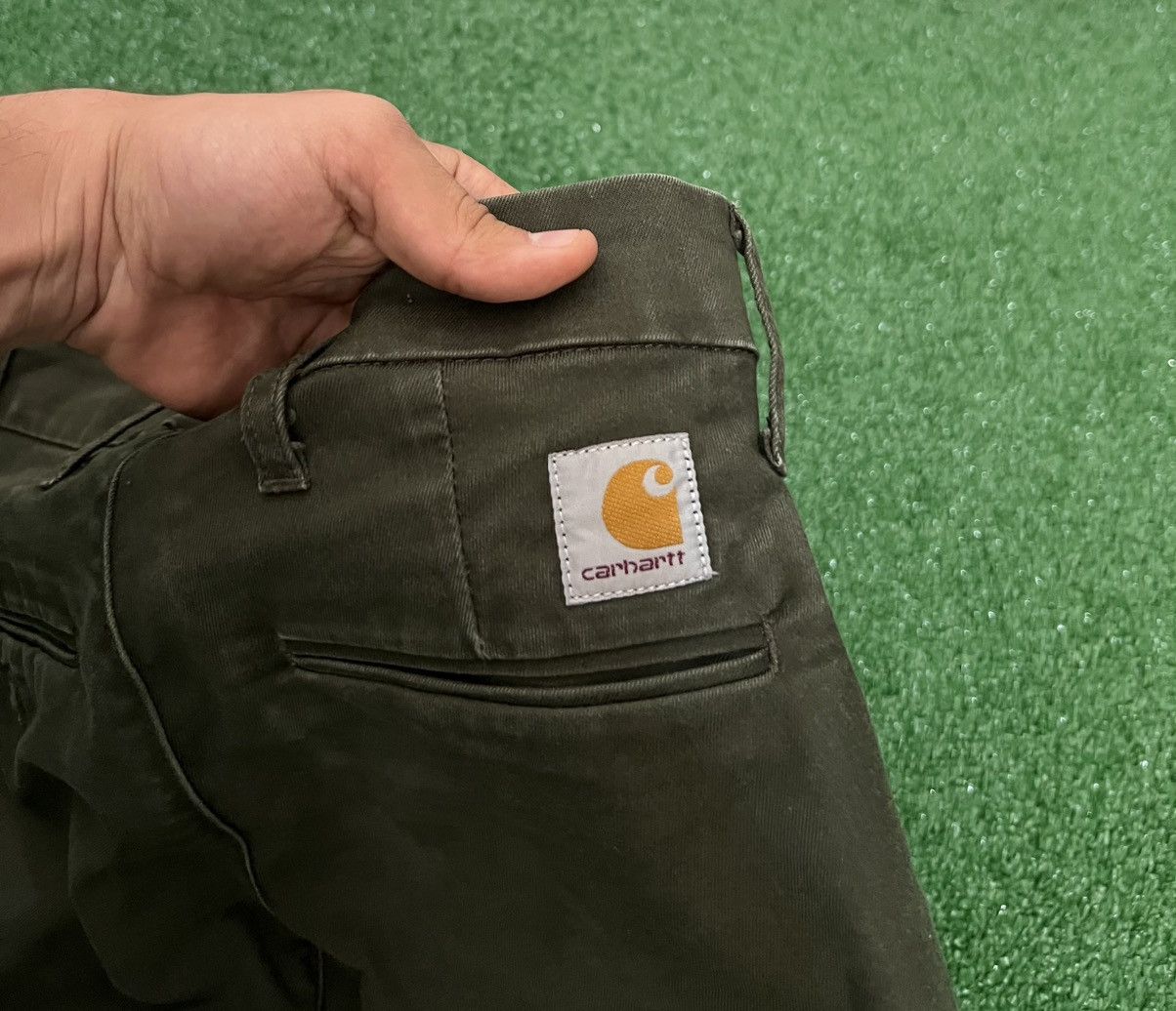 Carhartt × Carhartt Wip × Vintage Vintage Carhartt Straight Fit Chino Sid Pants Size US 29 - 3 Thumbnail