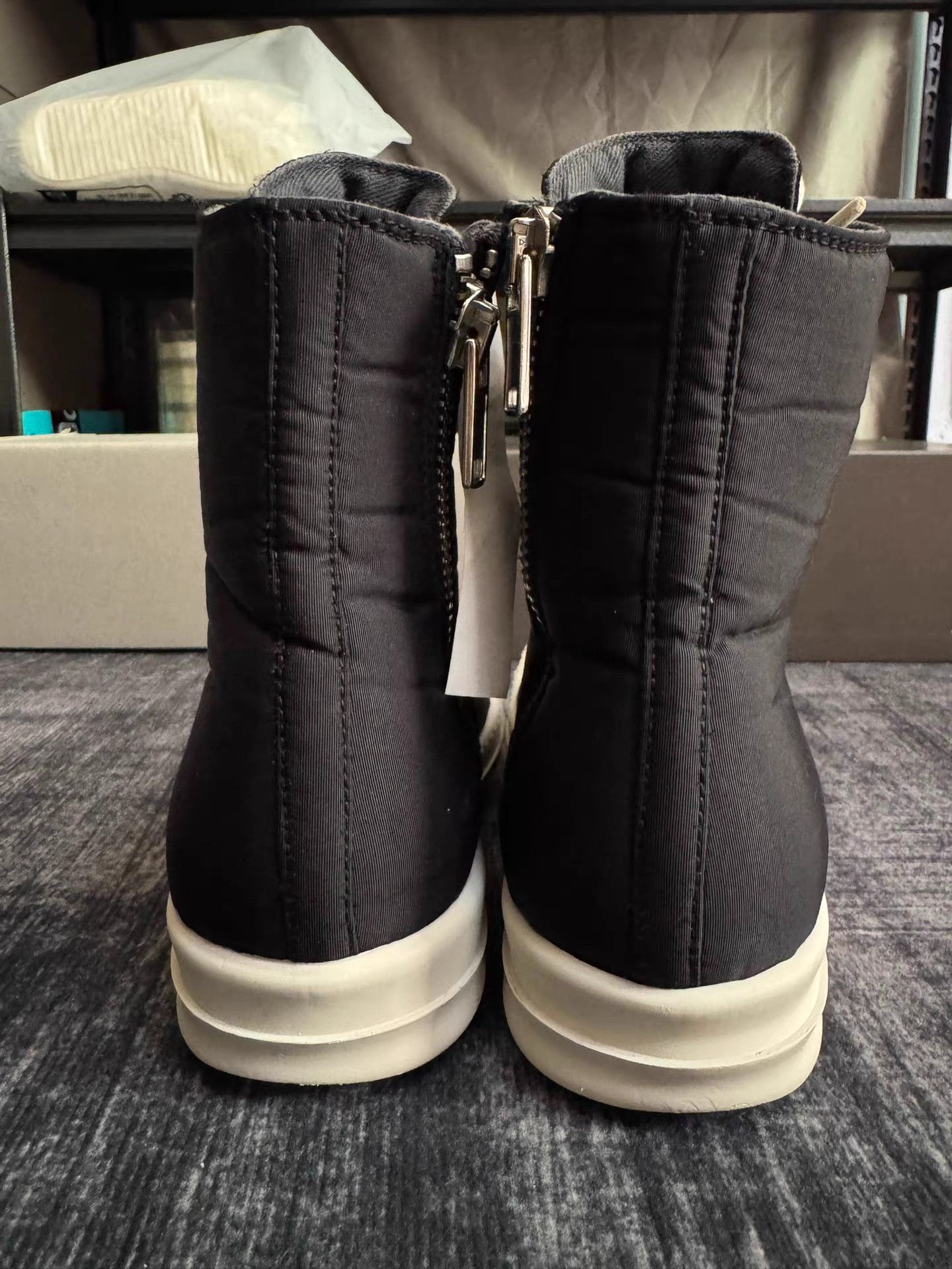 Rick Owens Rick Owens DRKSHDW Satin High Top Size US 7 / IT 37 - 6 Thumbnail