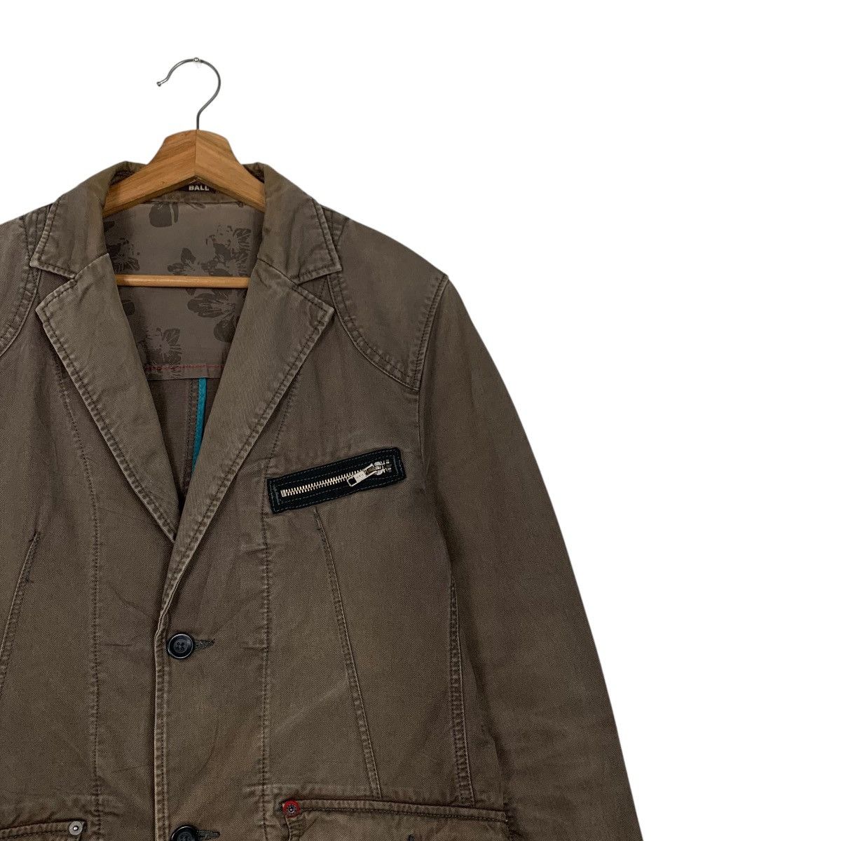 Japanese Brand Vintage BALL Cotton Casual Jacket #2338-C105 Size US L / EU 52-54 / 3 - 5 Thumbnail