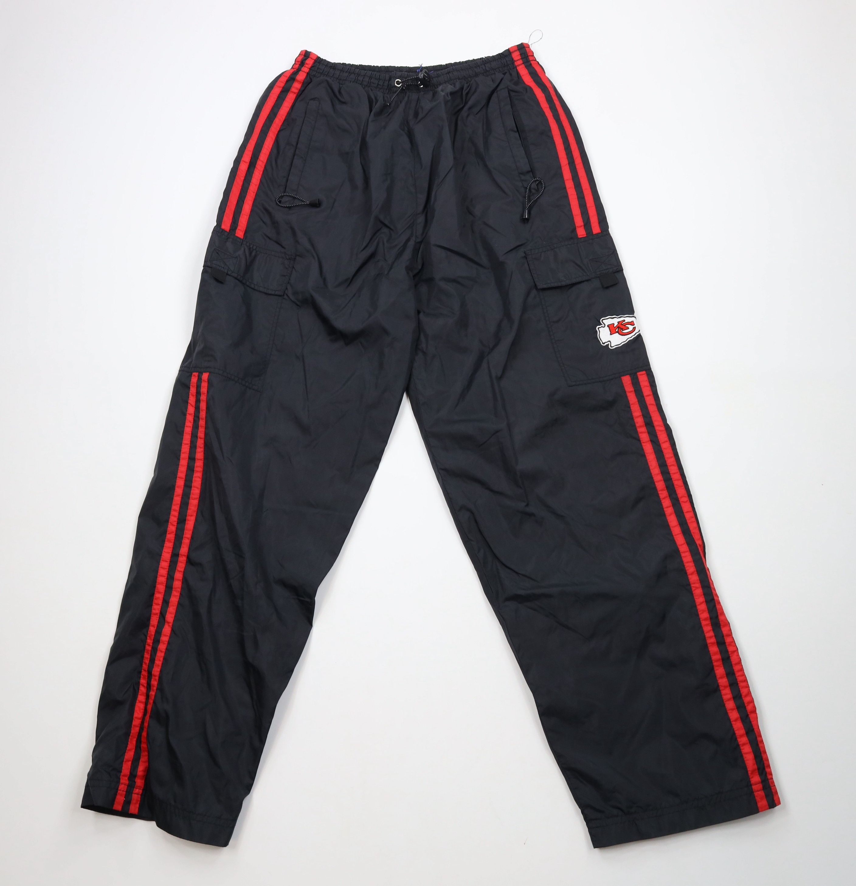Vintage Vintage 90s Lined Kansas City Chiefs Wide Leg Cargo Pants Size US 36 / EU 52 - 1 Thumbnail